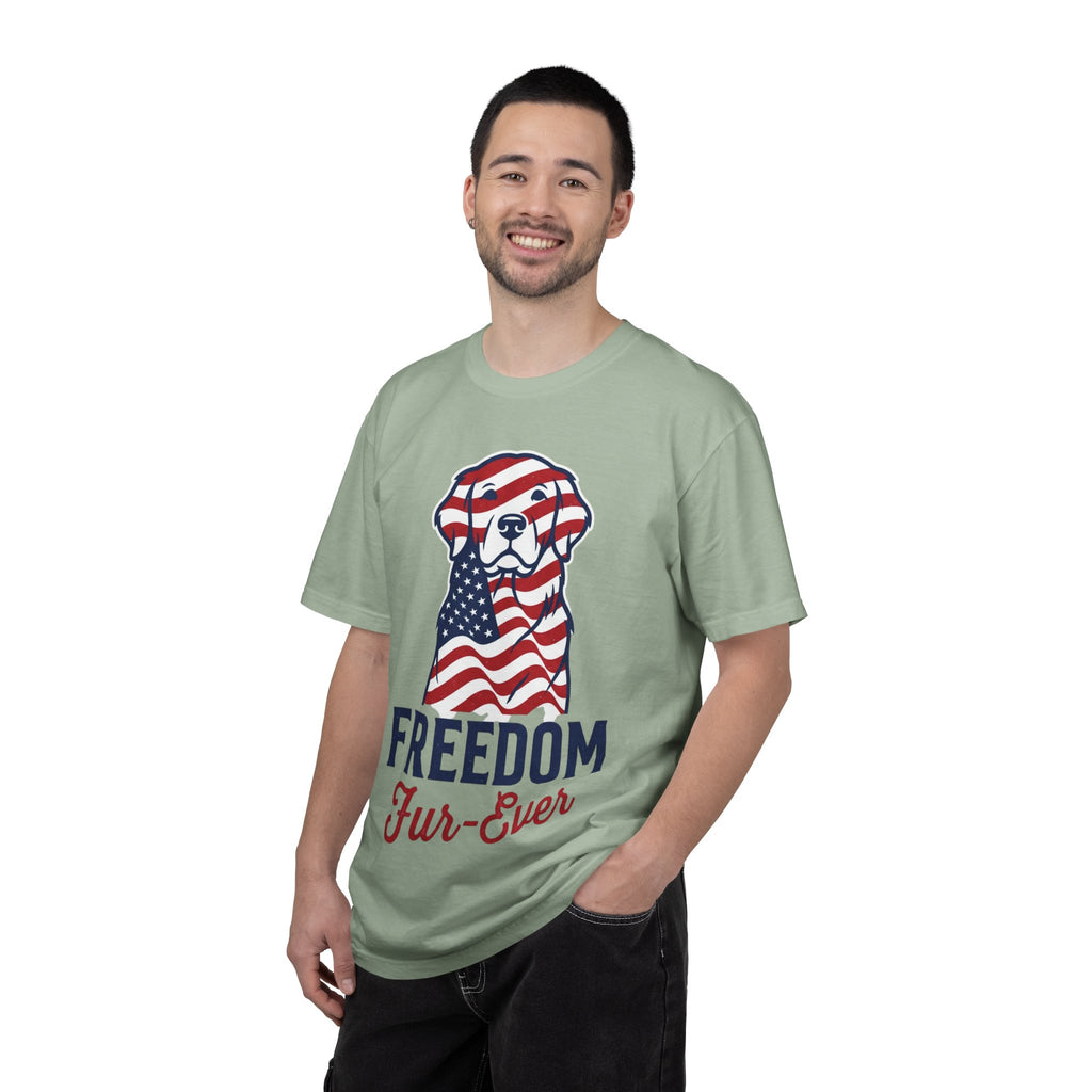 Freedom Fur-Ever Patriotic Dog T-Shirt