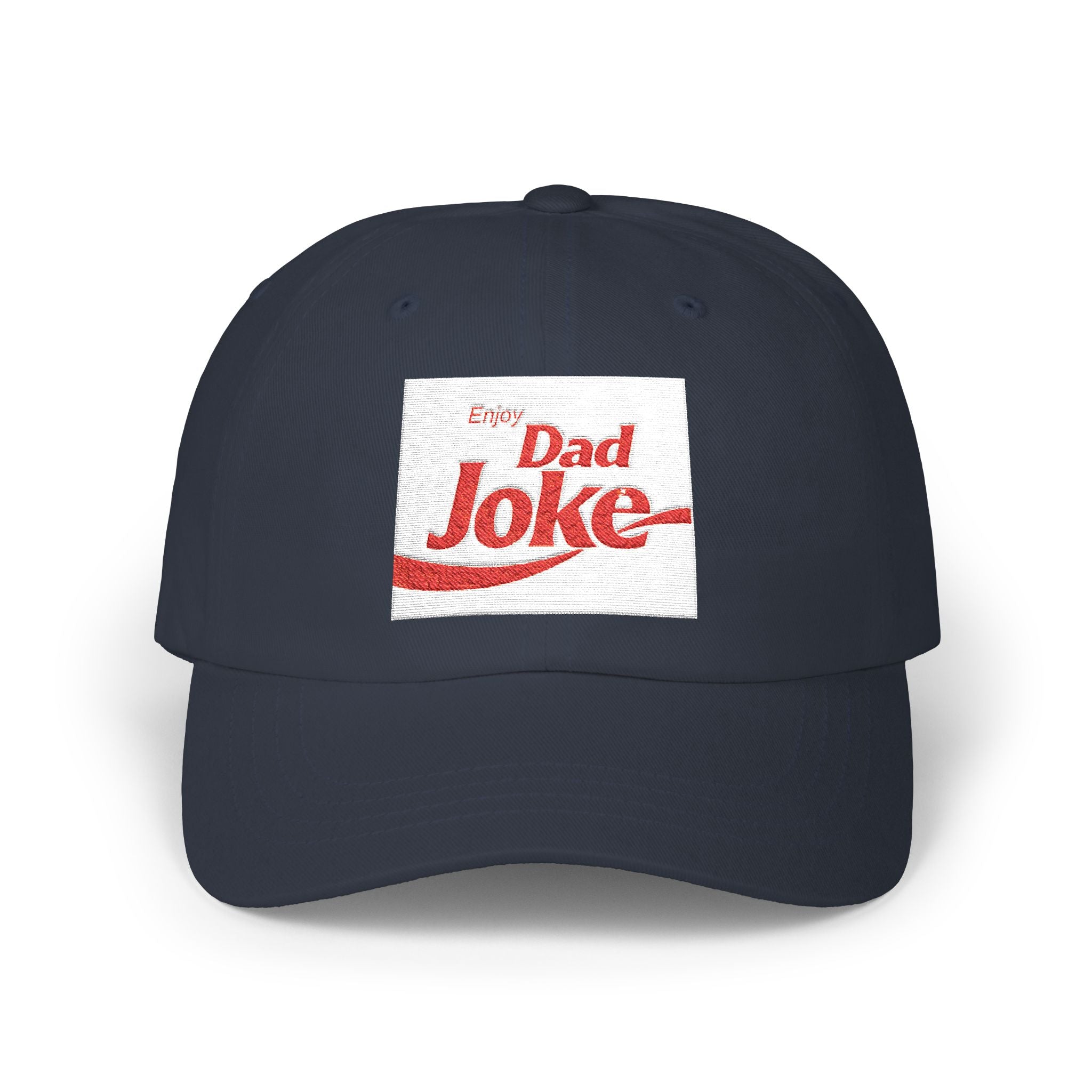 Dad Joke Cap — Classic White Embroidered Baseball Hat