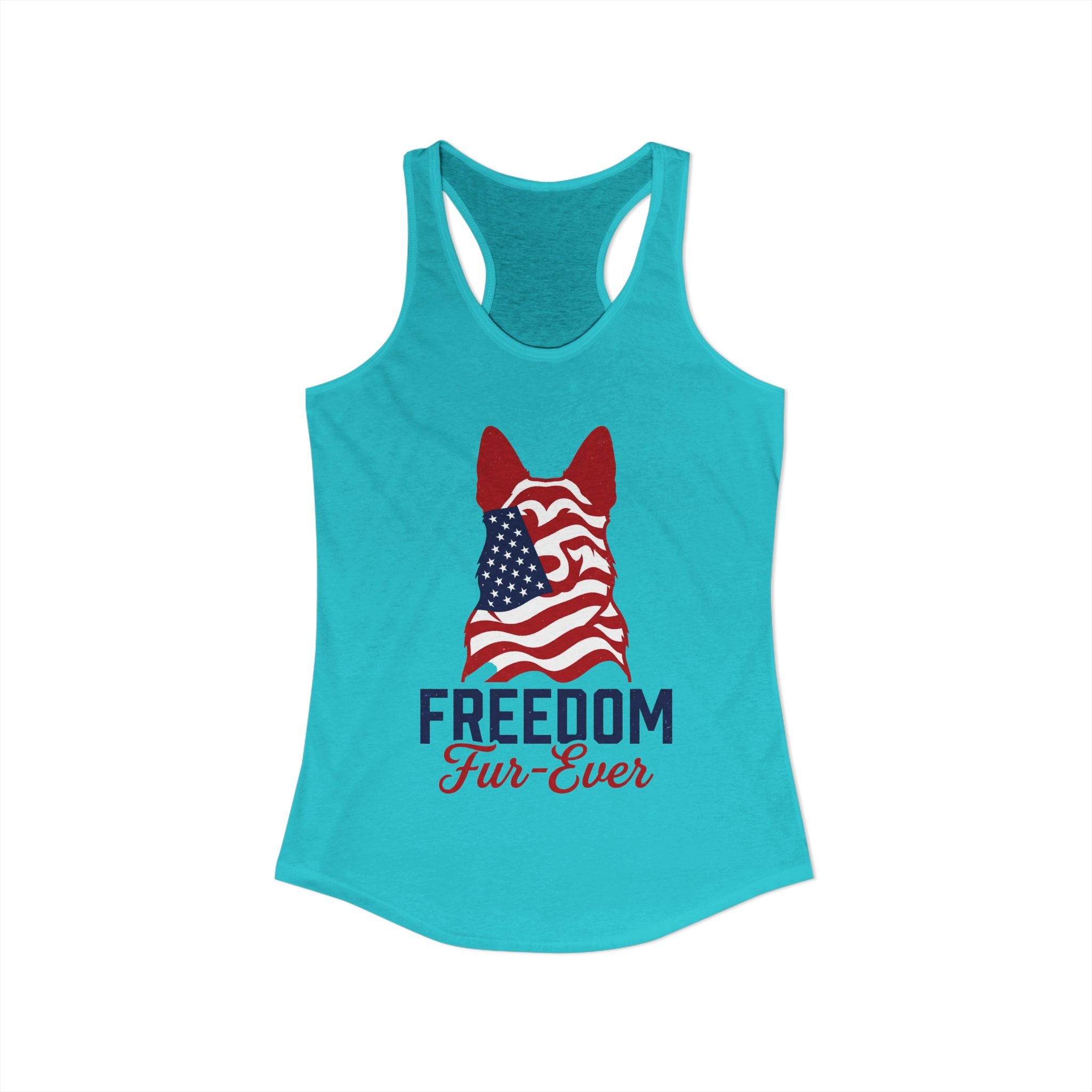 Freedom Fur-Ever Women's Ideal Racerback Tank