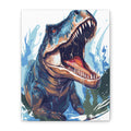 T-Rex Roar Matte Canvas Print