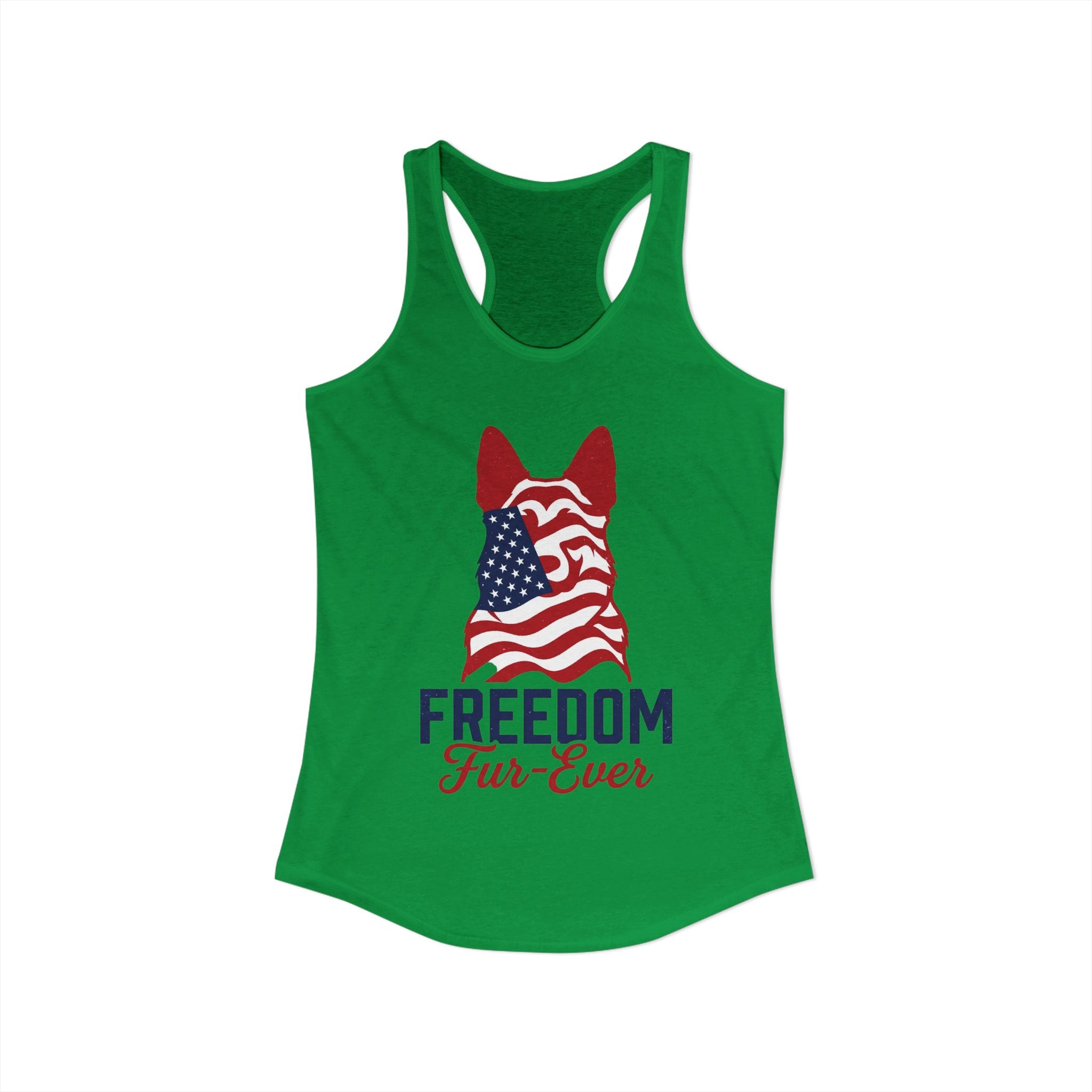 Freedom Fur-Ever Women's Ideal Racerback Tank
