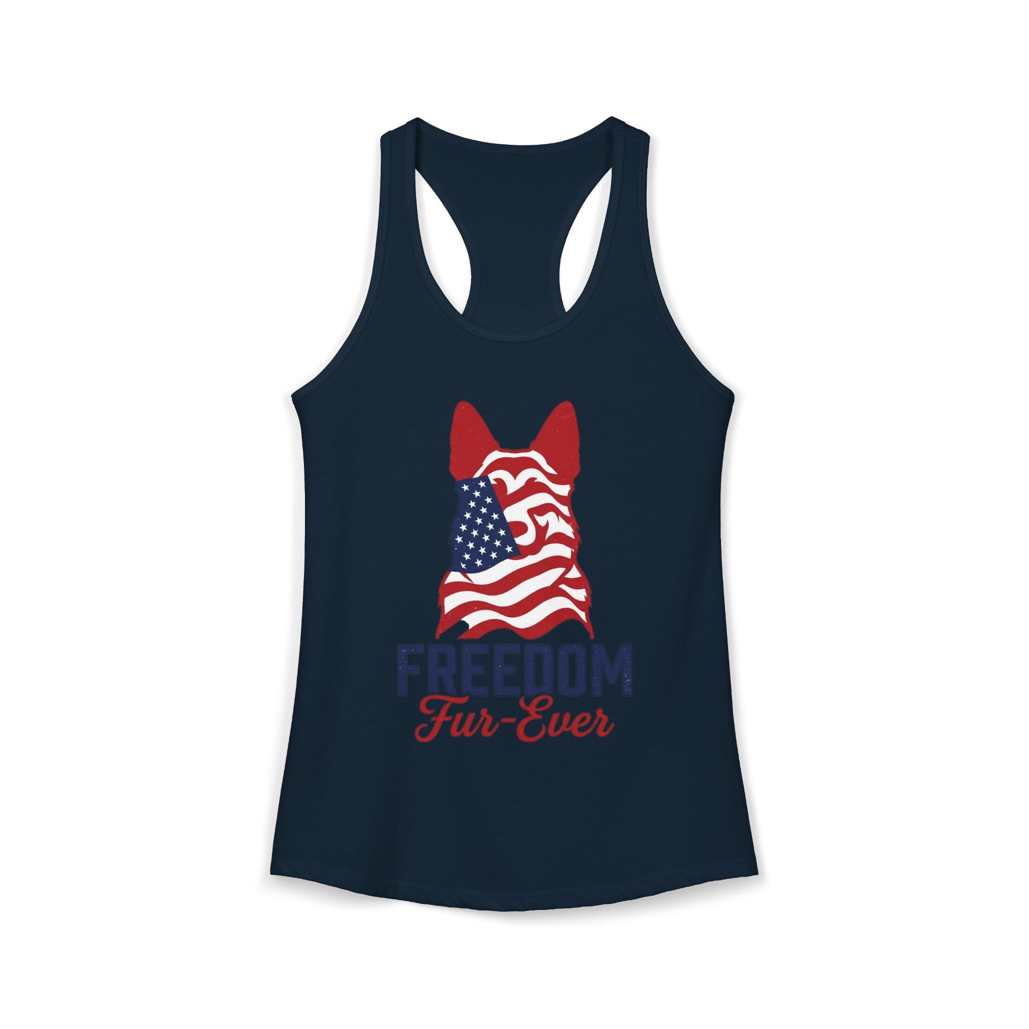 Freedom Fur-Ever Women's Ideal Racerback Tank