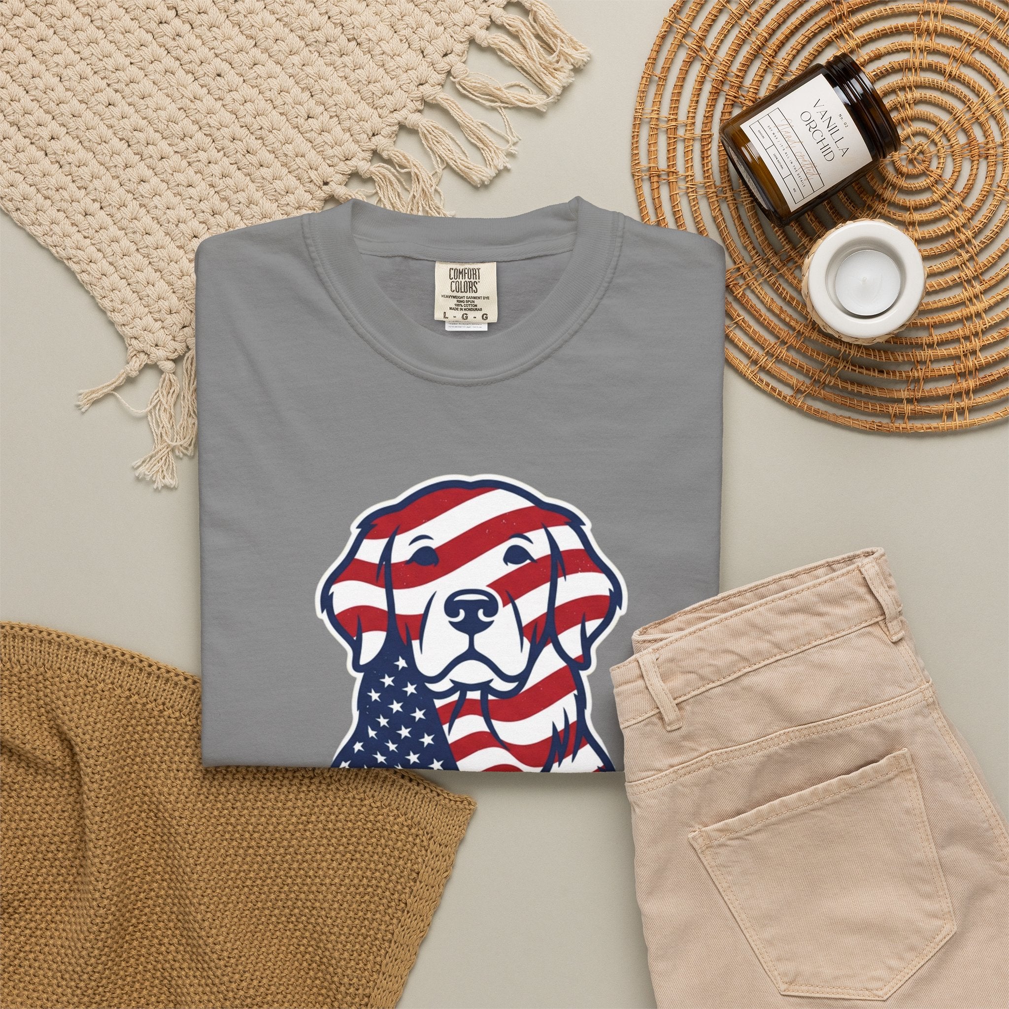 Freedom Fur-Ever Patriotic Dog T-Shirt