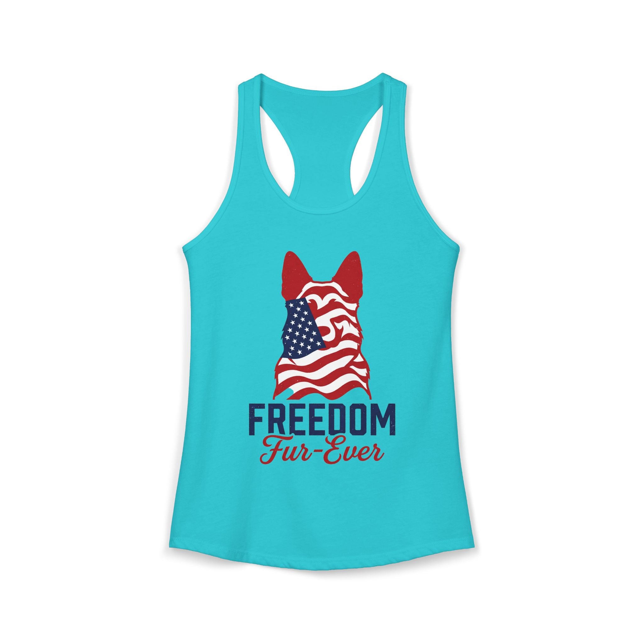 Freedom Fur-Ever Women's Ideal Racerback Tank
