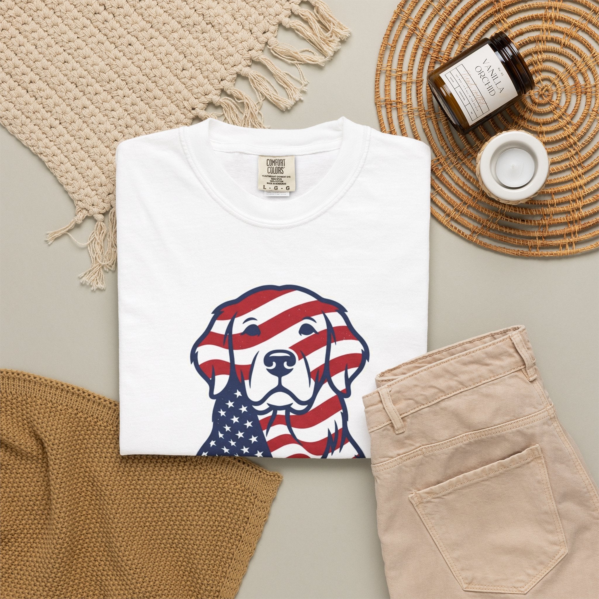 Freedom Fur-Ever Patriotic Dog T-Shirt