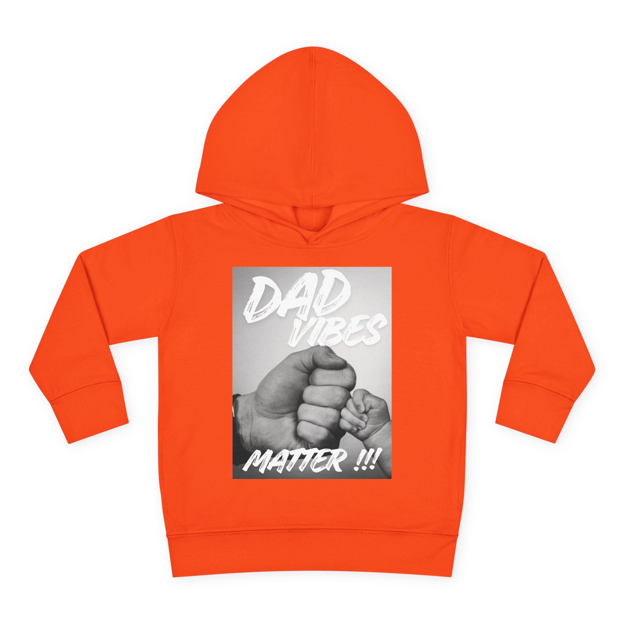Toddler Hoodie — "Dad Vibes Matter" Fist Bump Pullover (Father’s Day Gift)