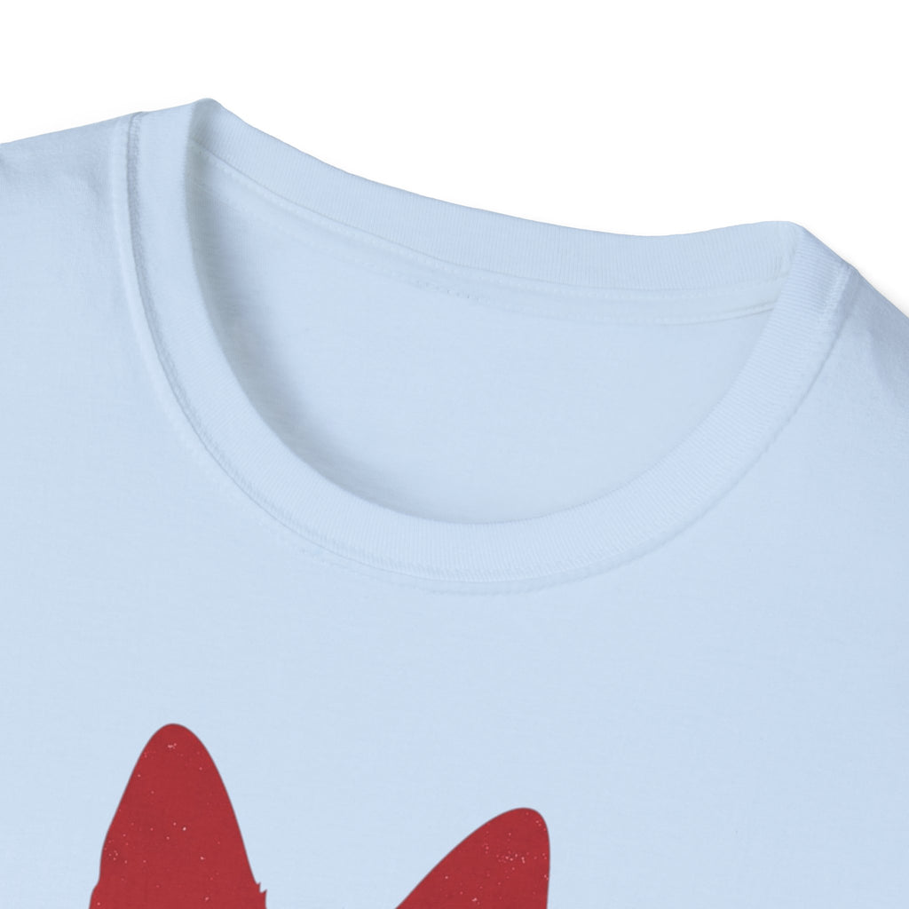 Freedom Fur-Ever Graphic T-Shirt — American Flag Dog Silhouette