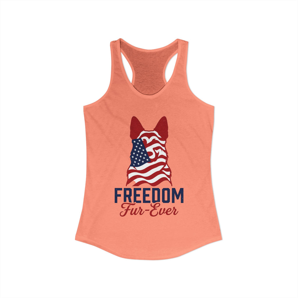 Freedom Fur-Ever Women's Ideal Racerback Tank