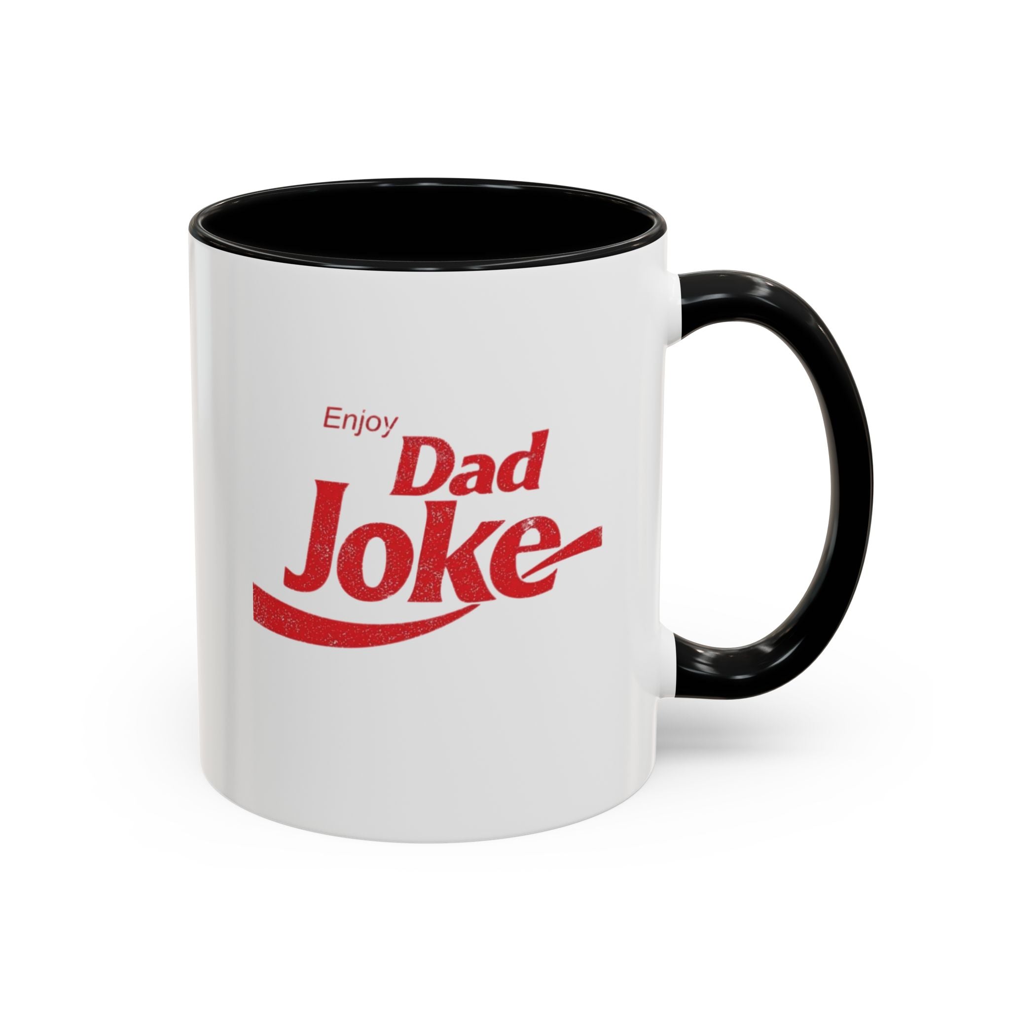 Dad Joke Coffee Mug — 'Enjoy Dad Joke' Accent Mug (11/15oz)