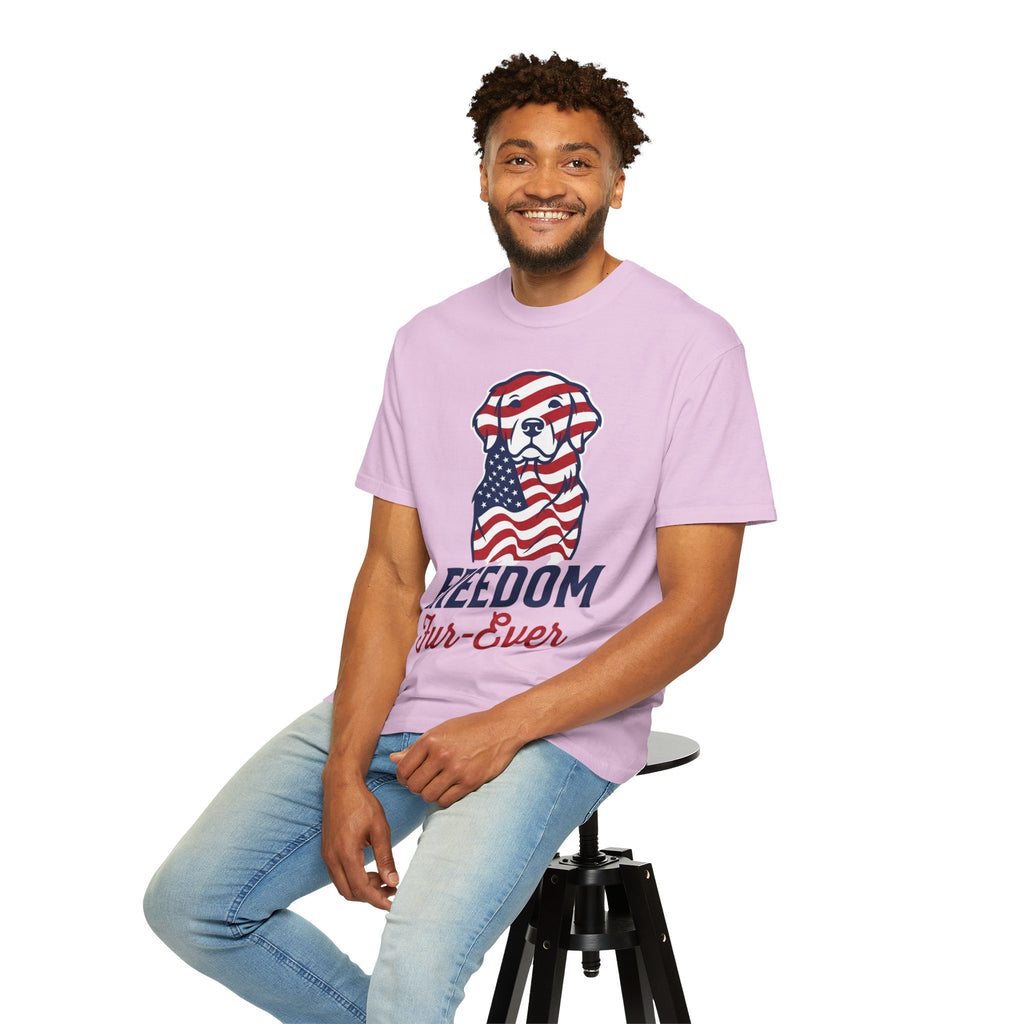 Freedom Fur-Ever Patriotic Dog T-Shirt