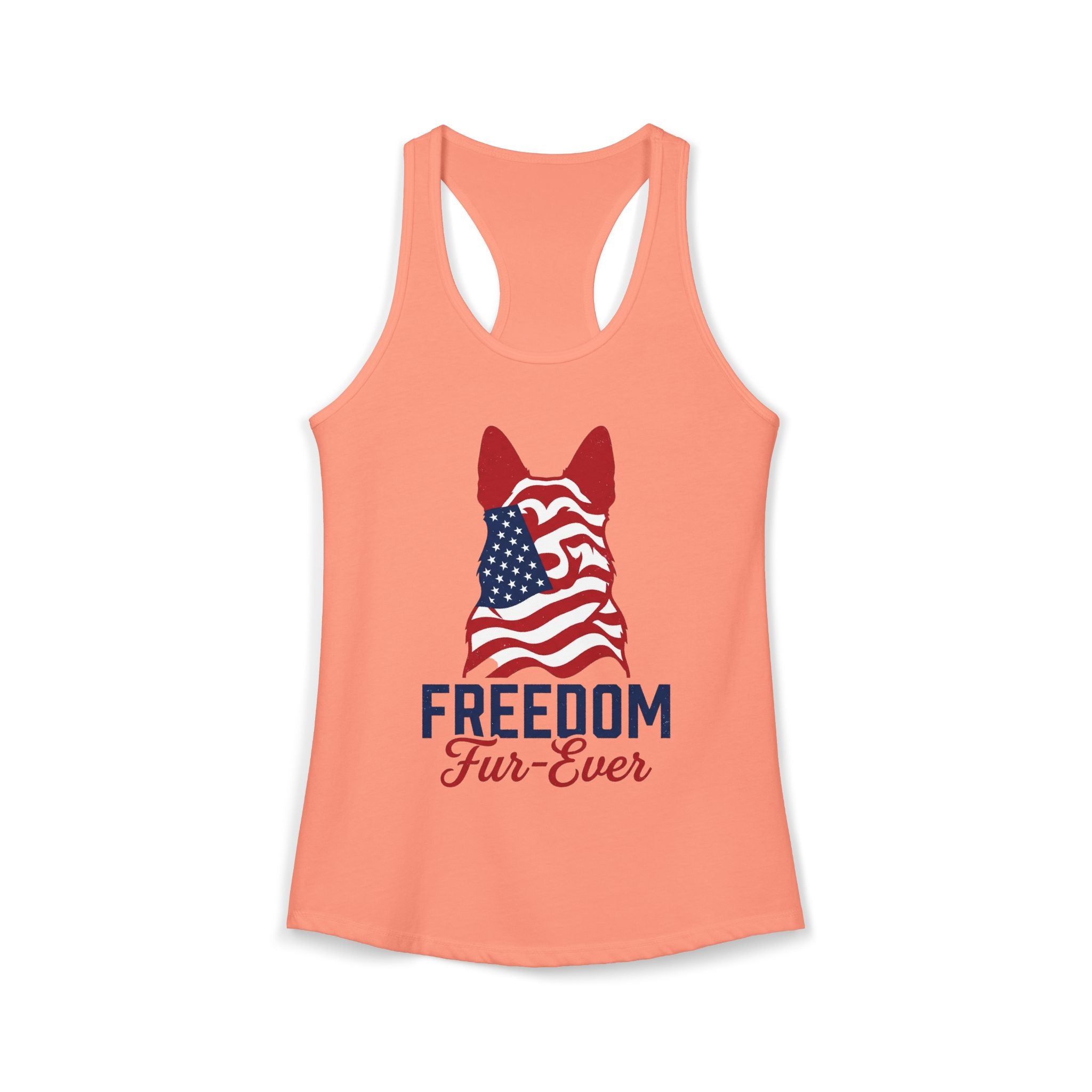 Freedom Fur-Ever Women's Ideal Racerback Tank