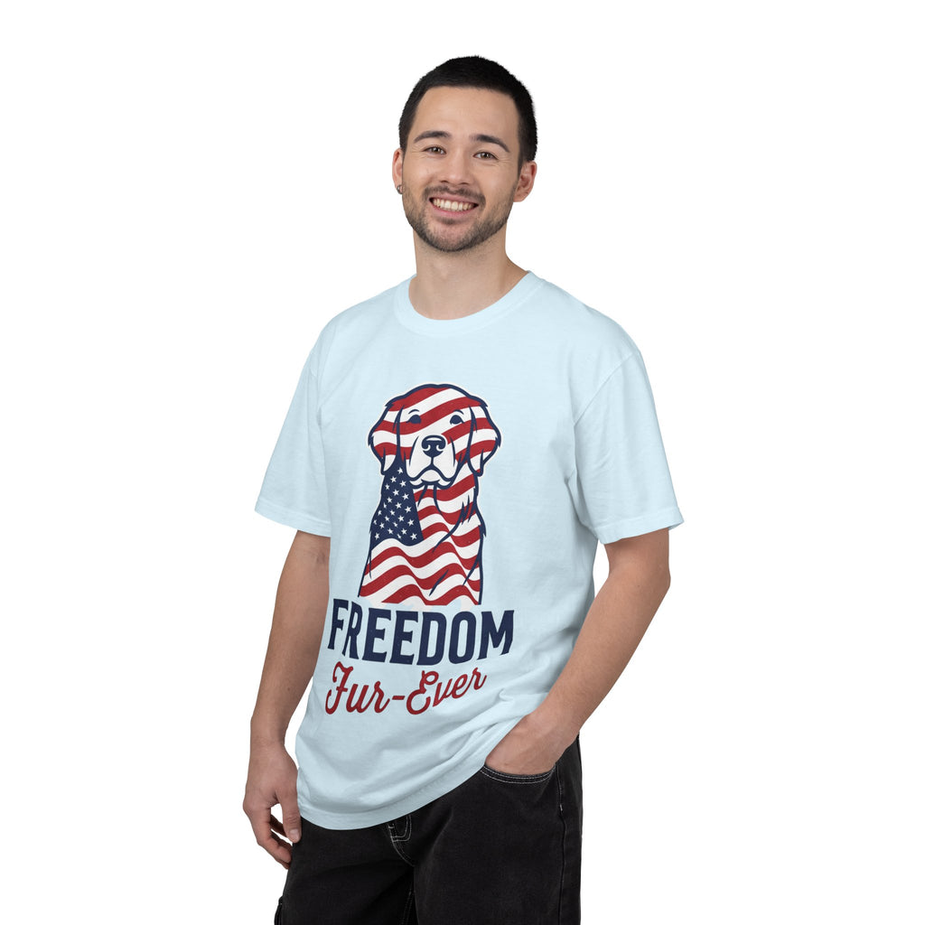 Freedom Fur-Ever Patriotic Dog T-Shirt