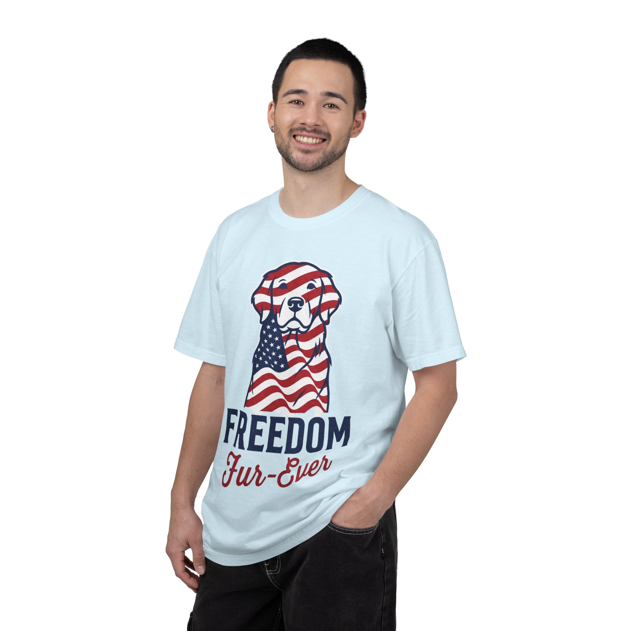 Freedom Fur-Ever Patriotic Dog T-Shirt