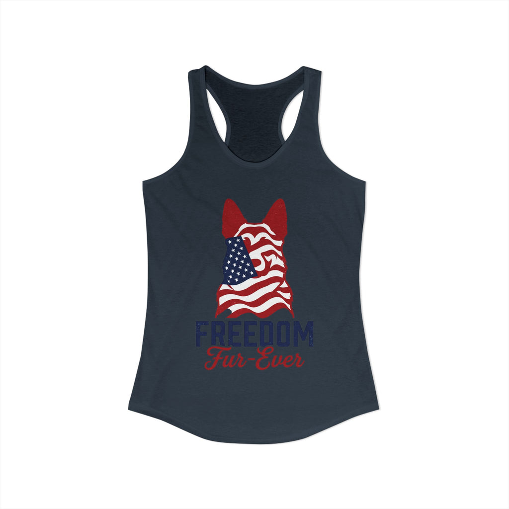Freedom Fur-Ever Women's Ideal Racerback Tank