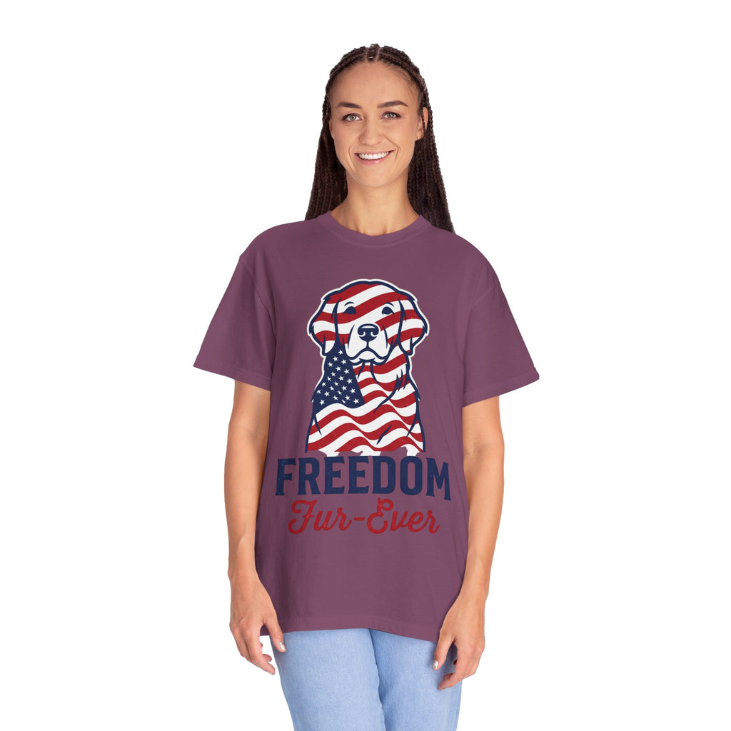 Freedom Fur-Ever Patriotic Dog T-Shirt