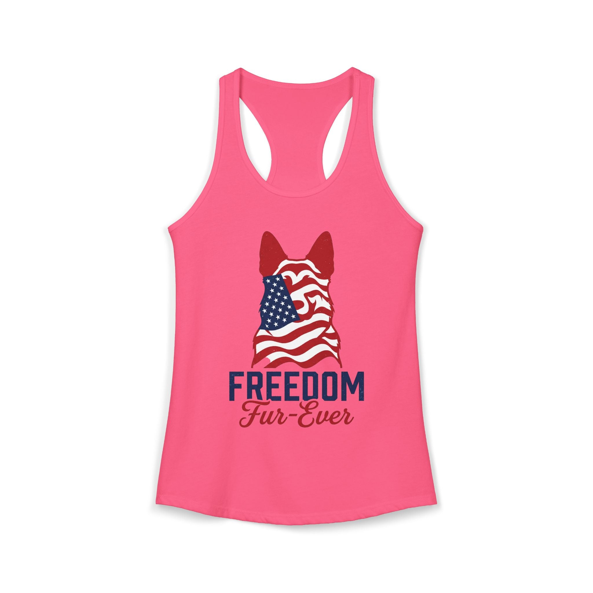 Freedom Fur-Ever Women's Ideal Racerback Tank
