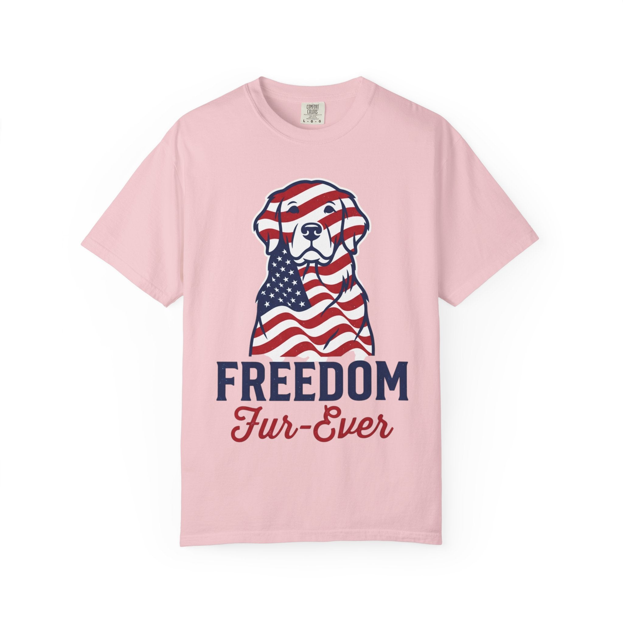 Freedom Fur-Ever Patriotic Dog T-Shirt