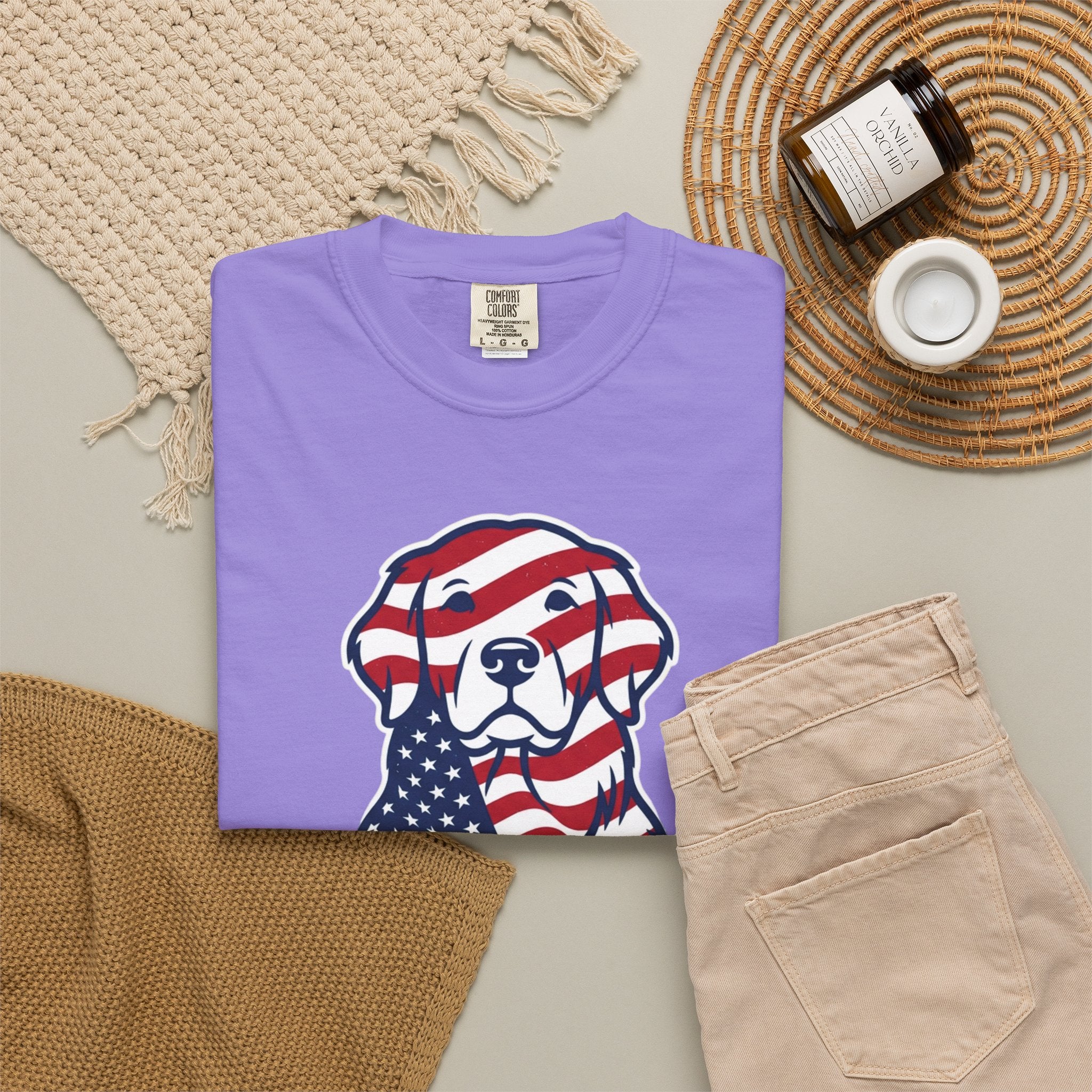 Freedom Fur-Ever Patriotic Dog T-Shirt