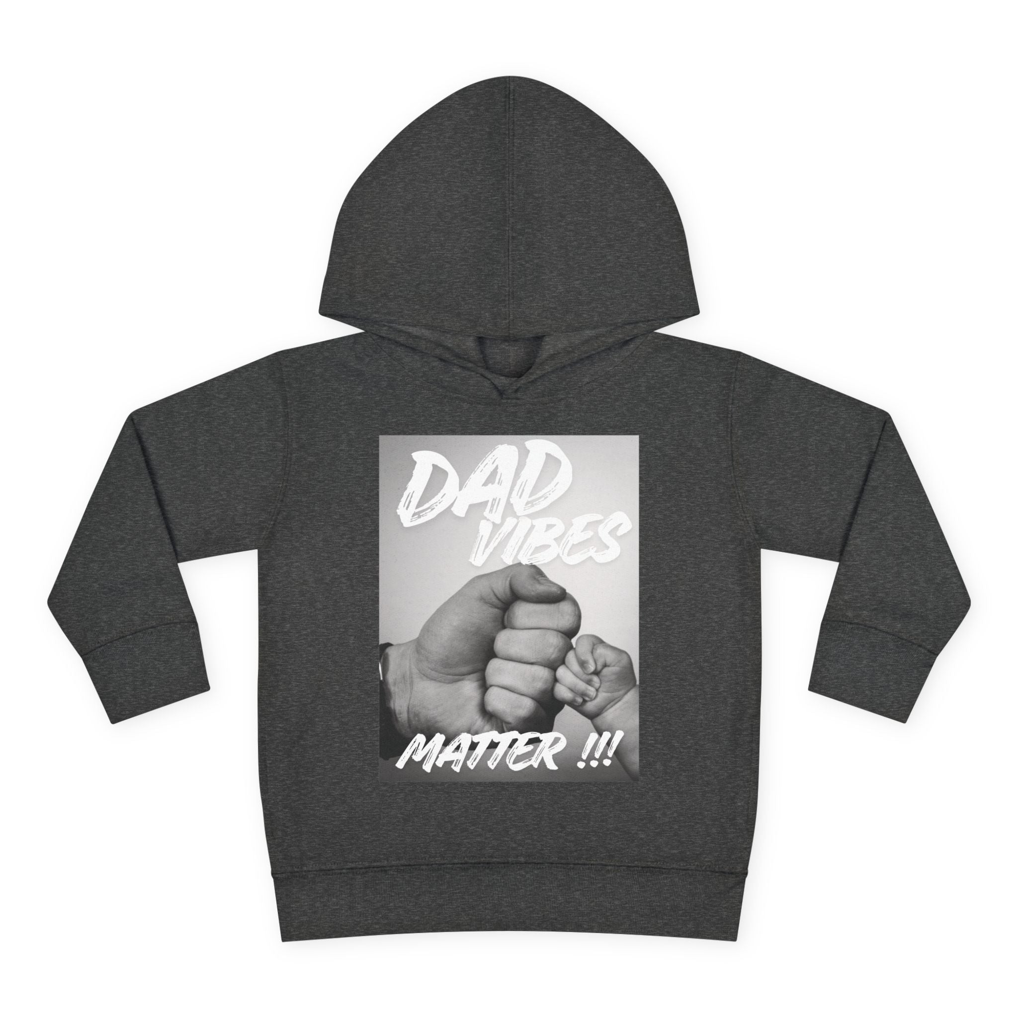Toddler Hoodie — "Dad Vibes Matter" Fist Bump Pullover (Father’s Day Gift)