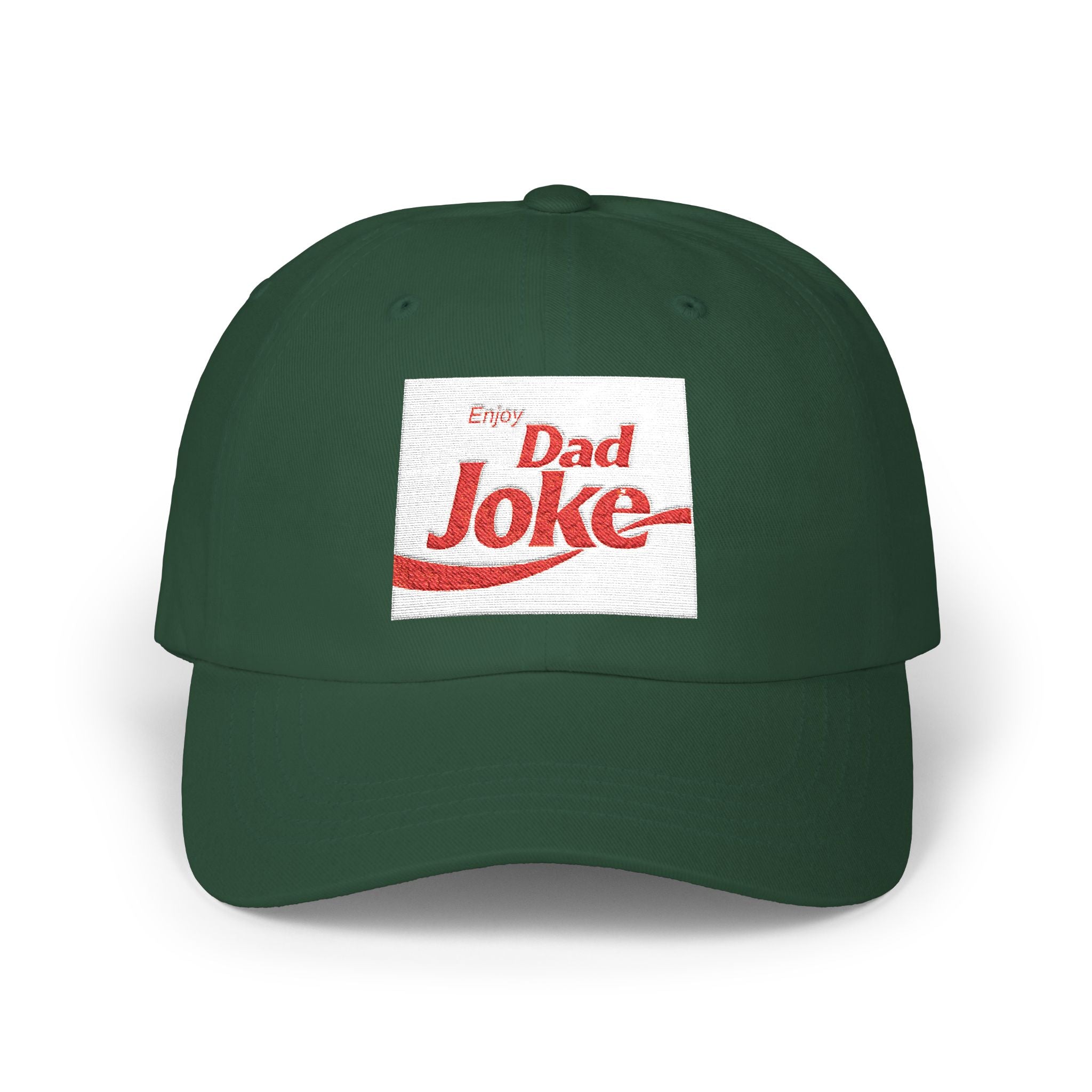 Dad Joke Cap — Classic White Embroidered Baseball Hat