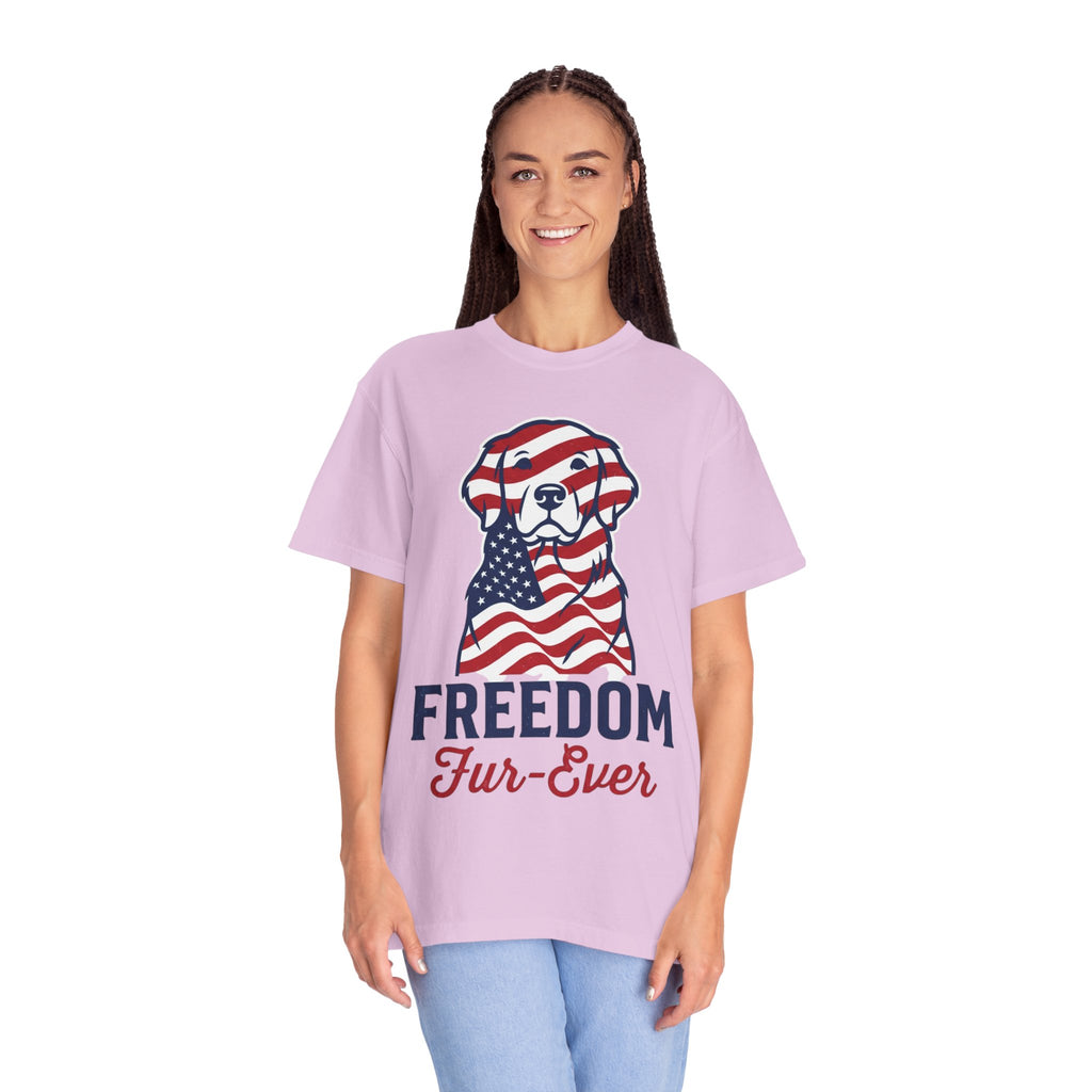 Freedom Fur-Ever Patriotic Dog T-Shirt