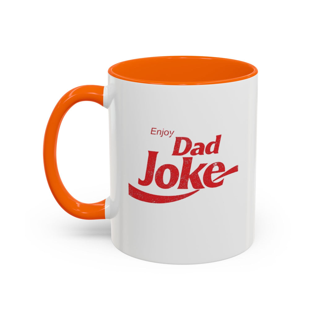 Dad Joke Coffee Mug — 'Enjoy Dad Joke' Accent Mug (11/15oz)