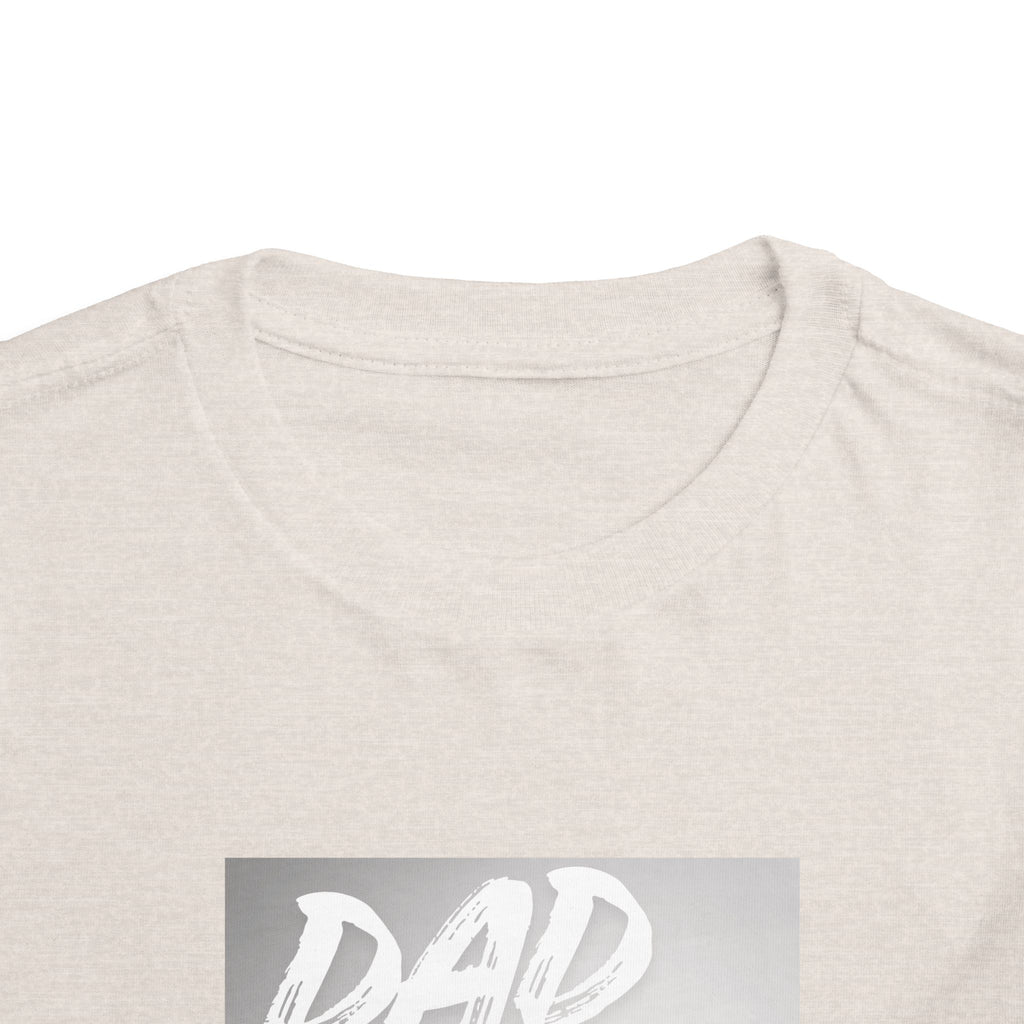 Toddler Tee — "Dad Vibes Matter" Fist Bump Baby Shirt