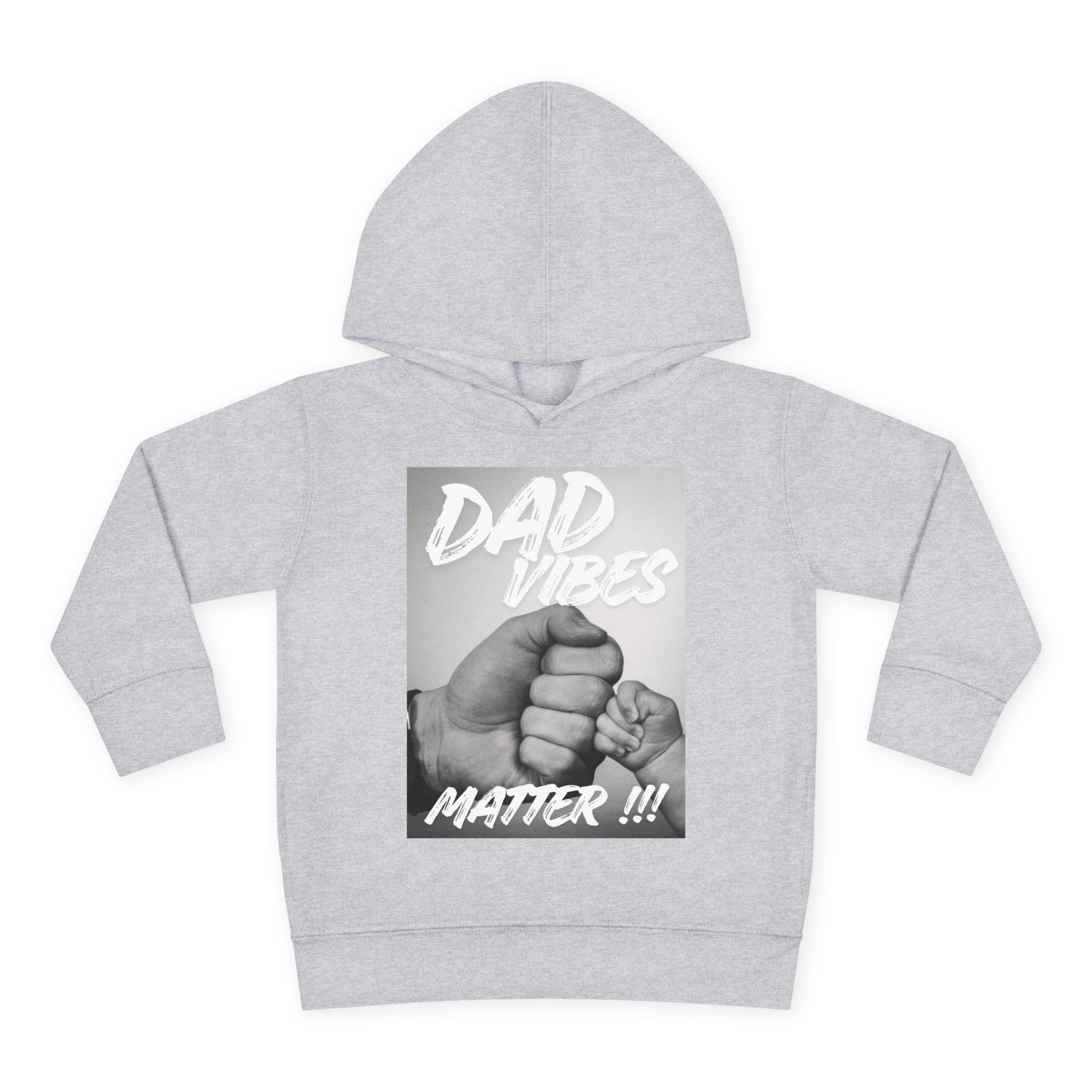 Toddler Hoodie — "Dad Vibes Matter" Fist Bump Pullover (Father’s Day Gift)