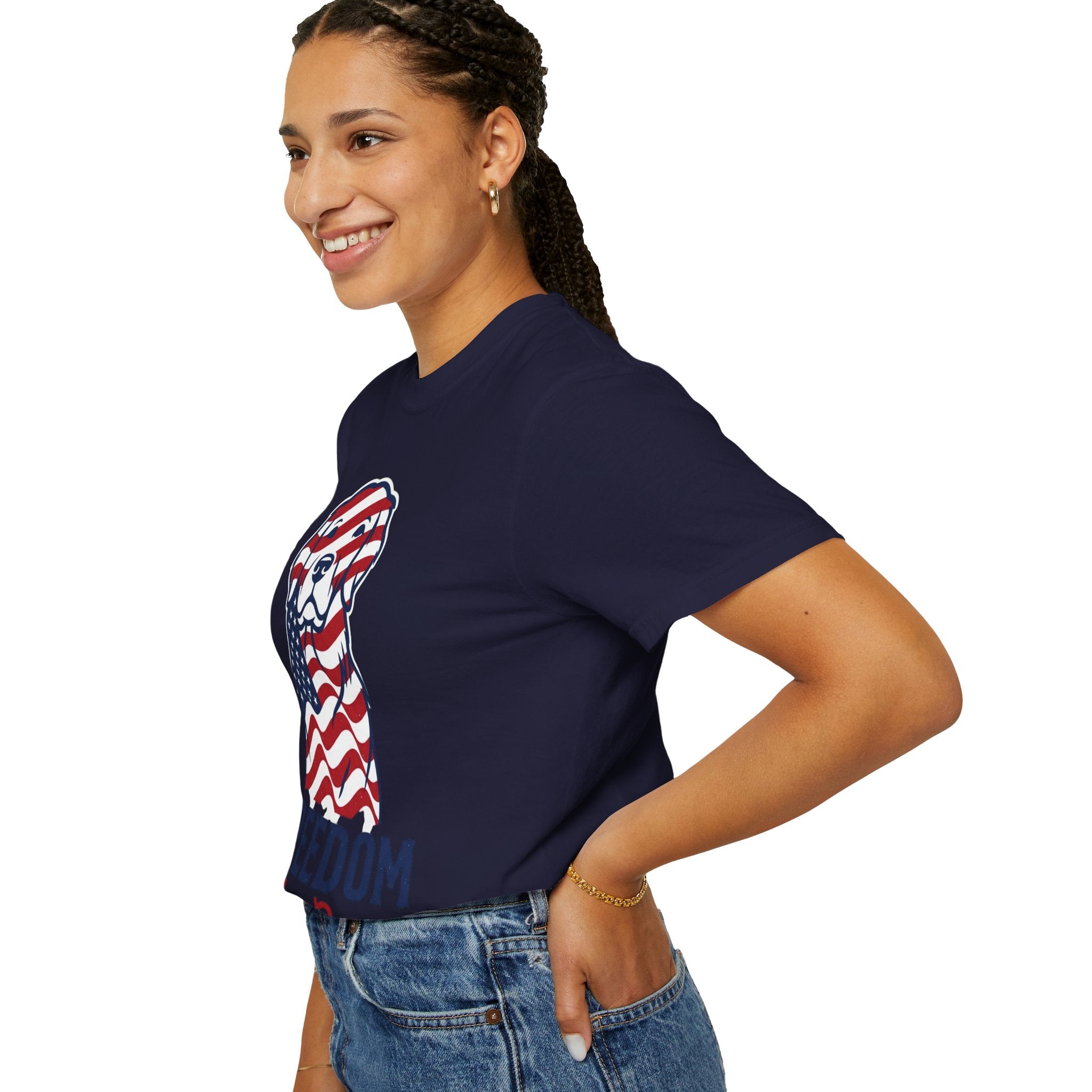 Freedom Fur-Ever Patriotic Dog T-Shirt