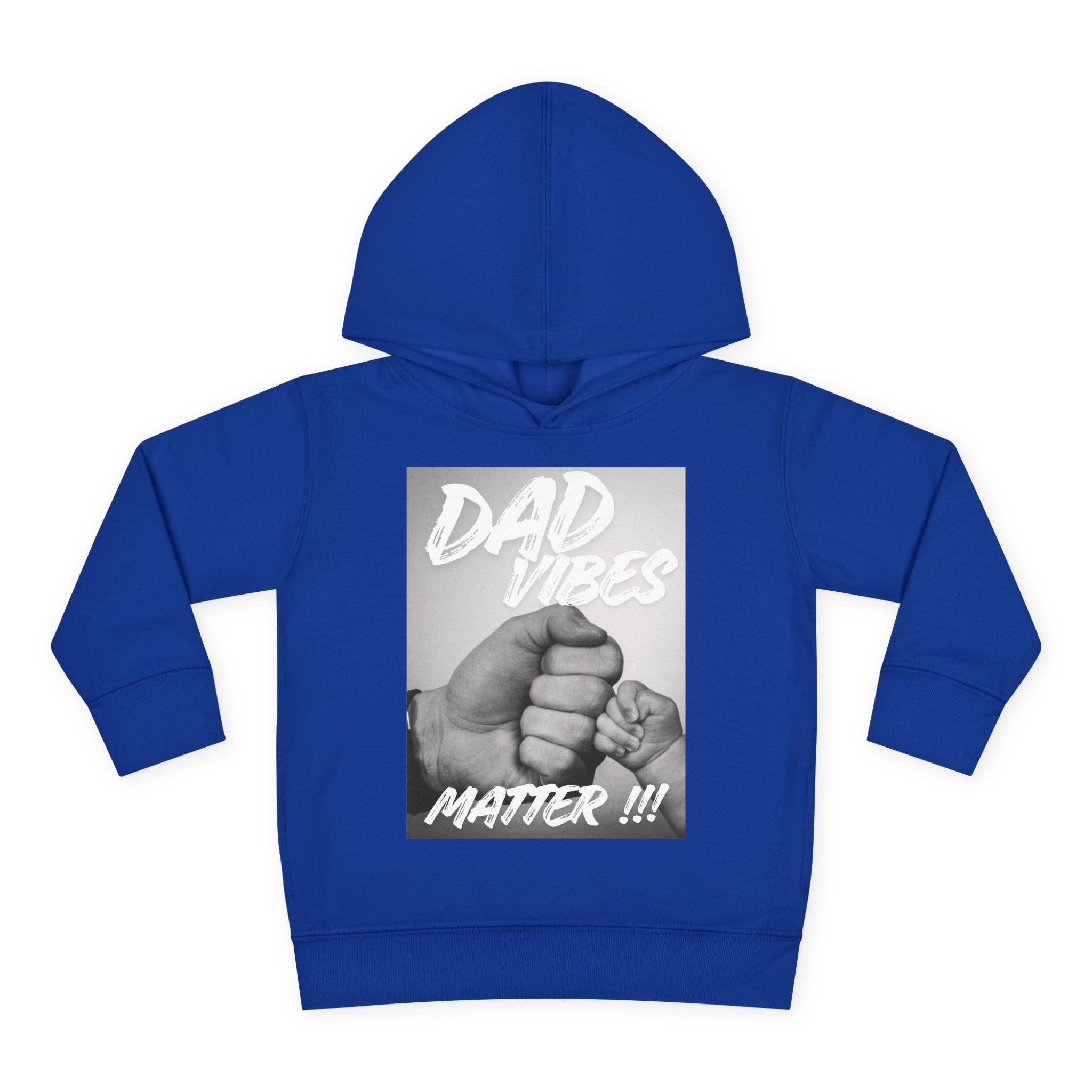 Toddler Hoodie — "Dad Vibes Matter" Fist Bump Pullover (Father’s Day Gift)