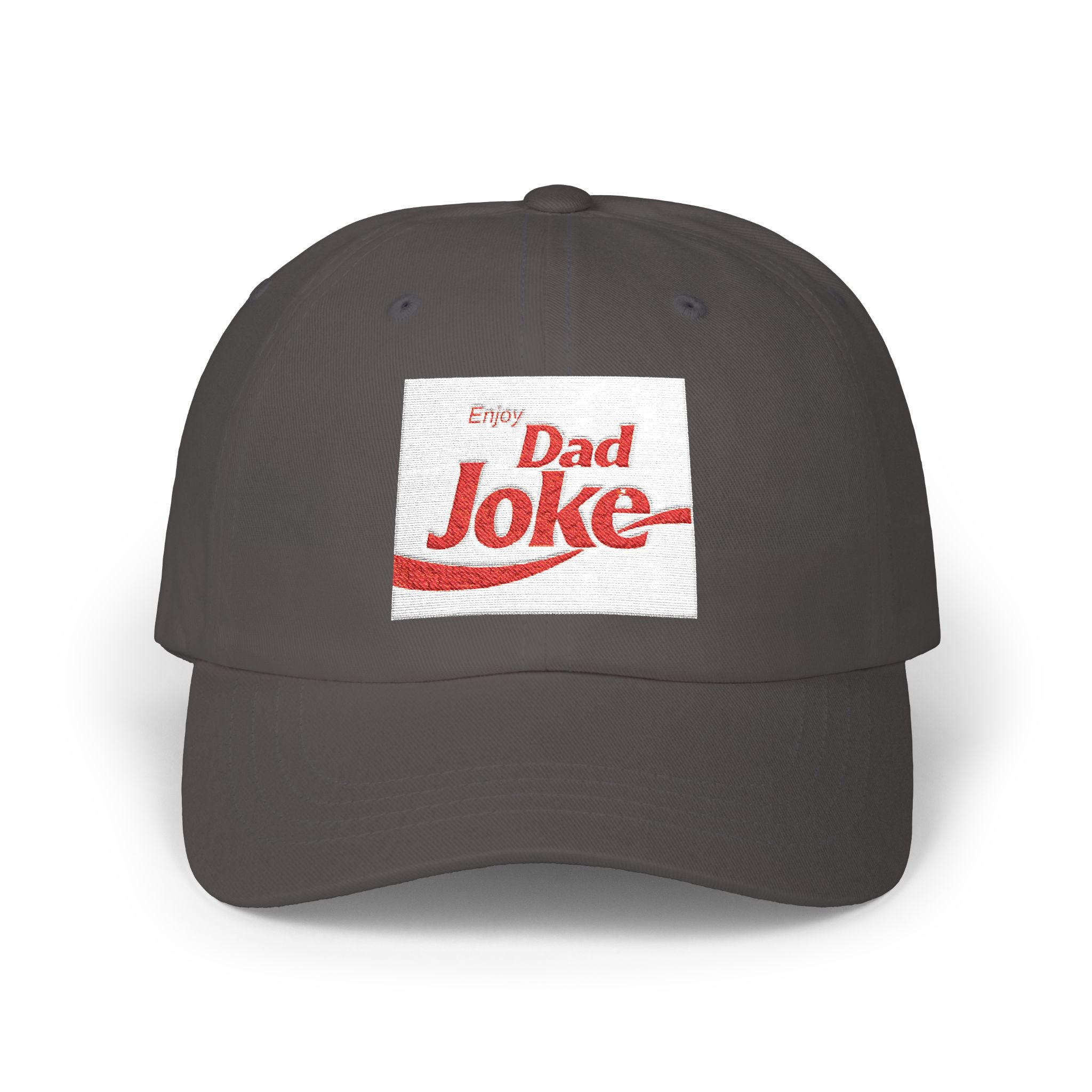 Dad Joke Cap — Classic White Embroidered Baseball Hat