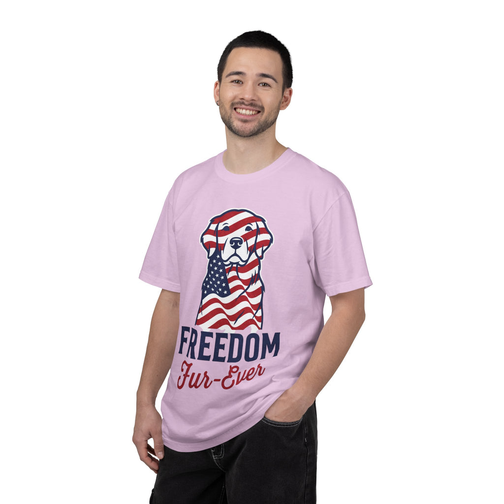 Freedom Fur-Ever Patriotic Dog T-Shirt