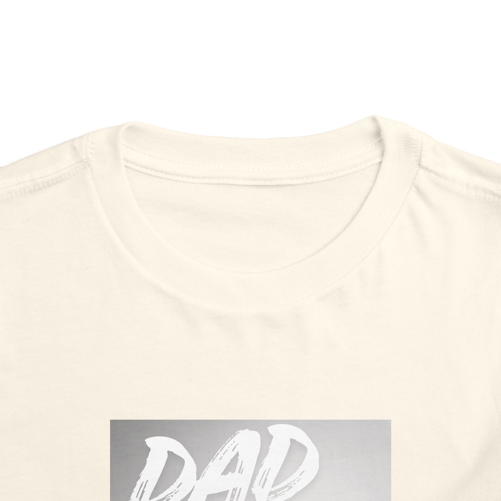 Toddler Tee — "Dad Vibes Matter" Fist Bump Baby Shirt