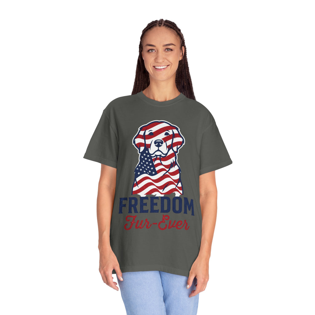 Freedom Fur-Ever Patriotic Dog T-Shirt