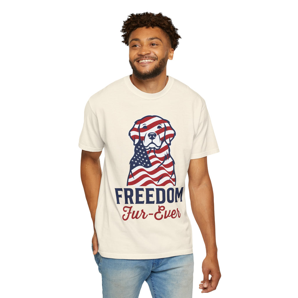 Freedom Fur-Ever Patriotic Dog T-Shirt