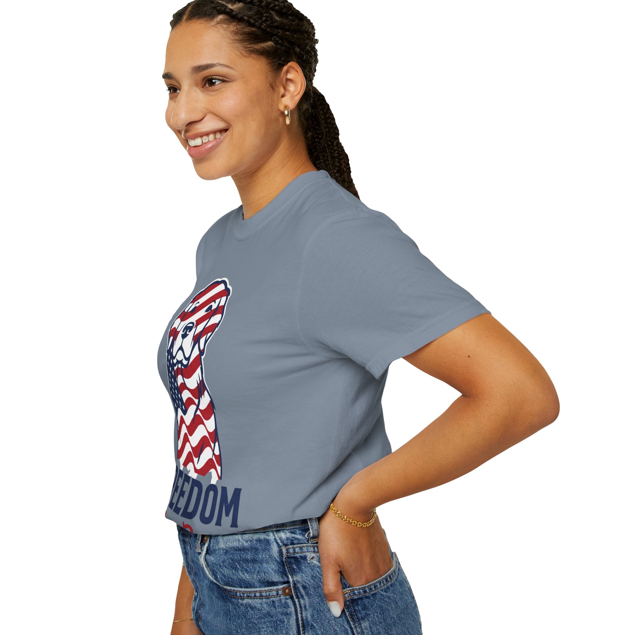 Freedom Fur-Ever Patriotic Dog T-Shirt