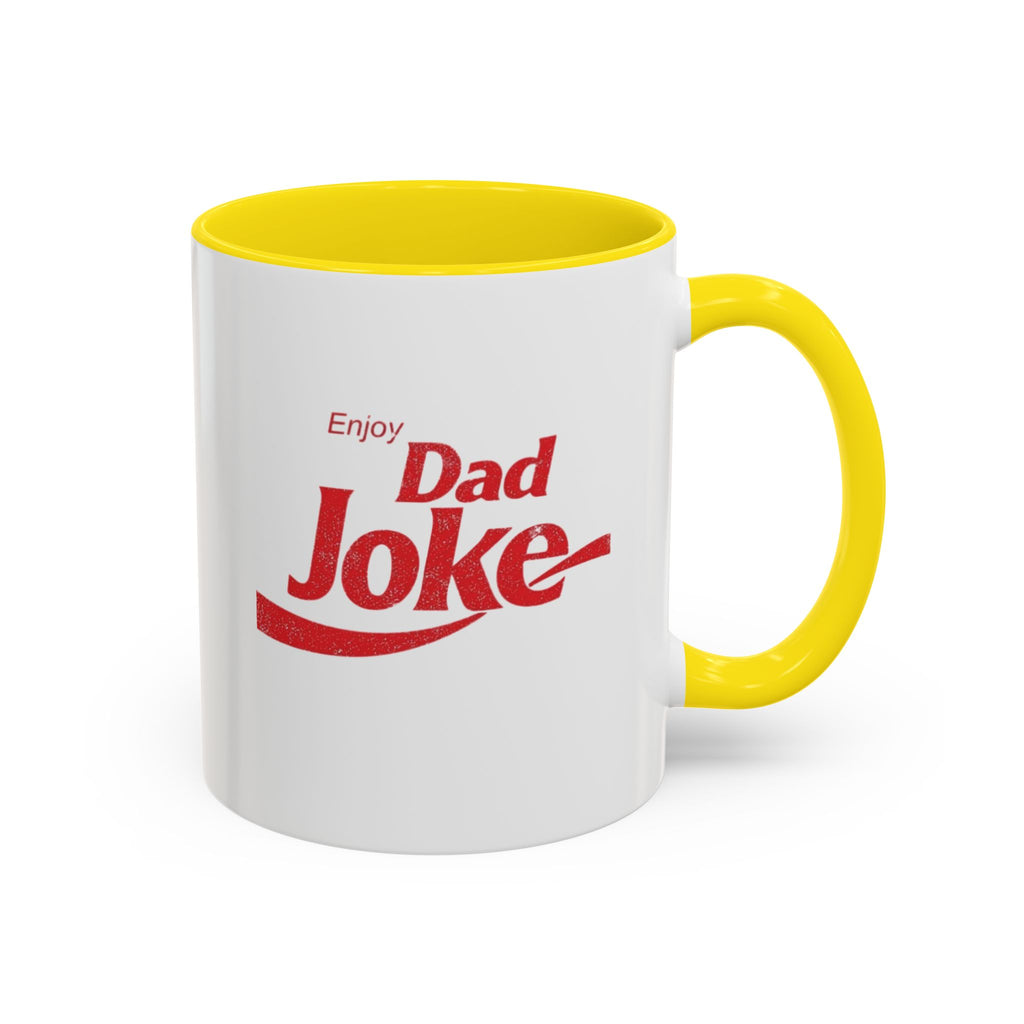 Dad Joke Coffee Mug — 'Enjoy Dad Joke' Accent Mug (11/15oz)