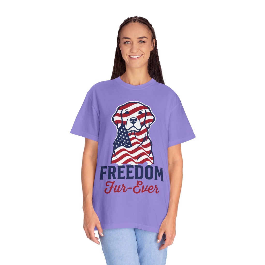 Freedom Fur-Ever Patriotic Dog T-Shirt