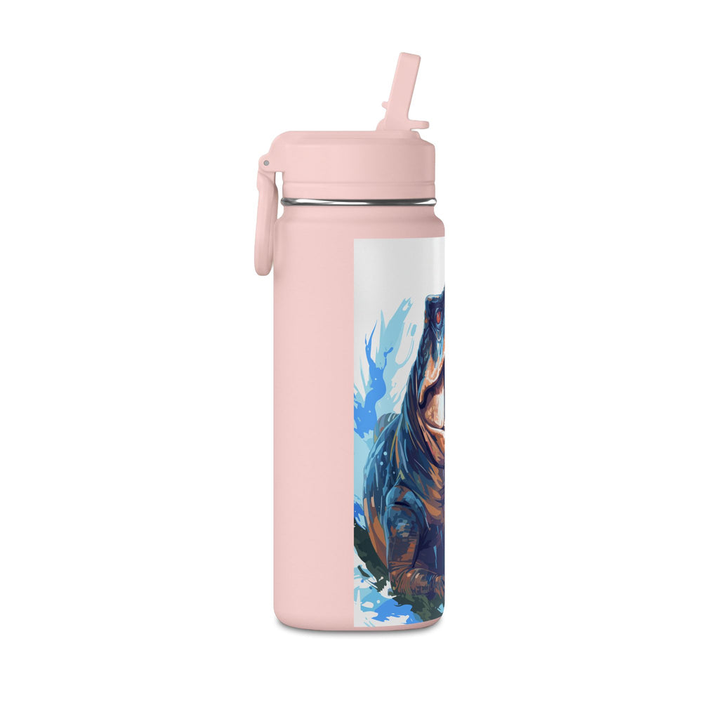 T-Rex Water Bottle — 20oz Dinosaur Sports Bottle with Straw