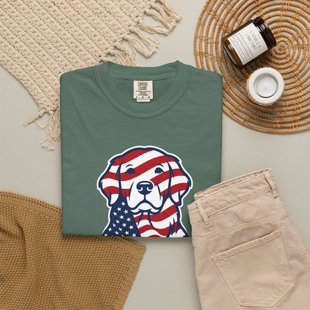 Freedom Fur-Ever Patriotic Dog T-Shirt