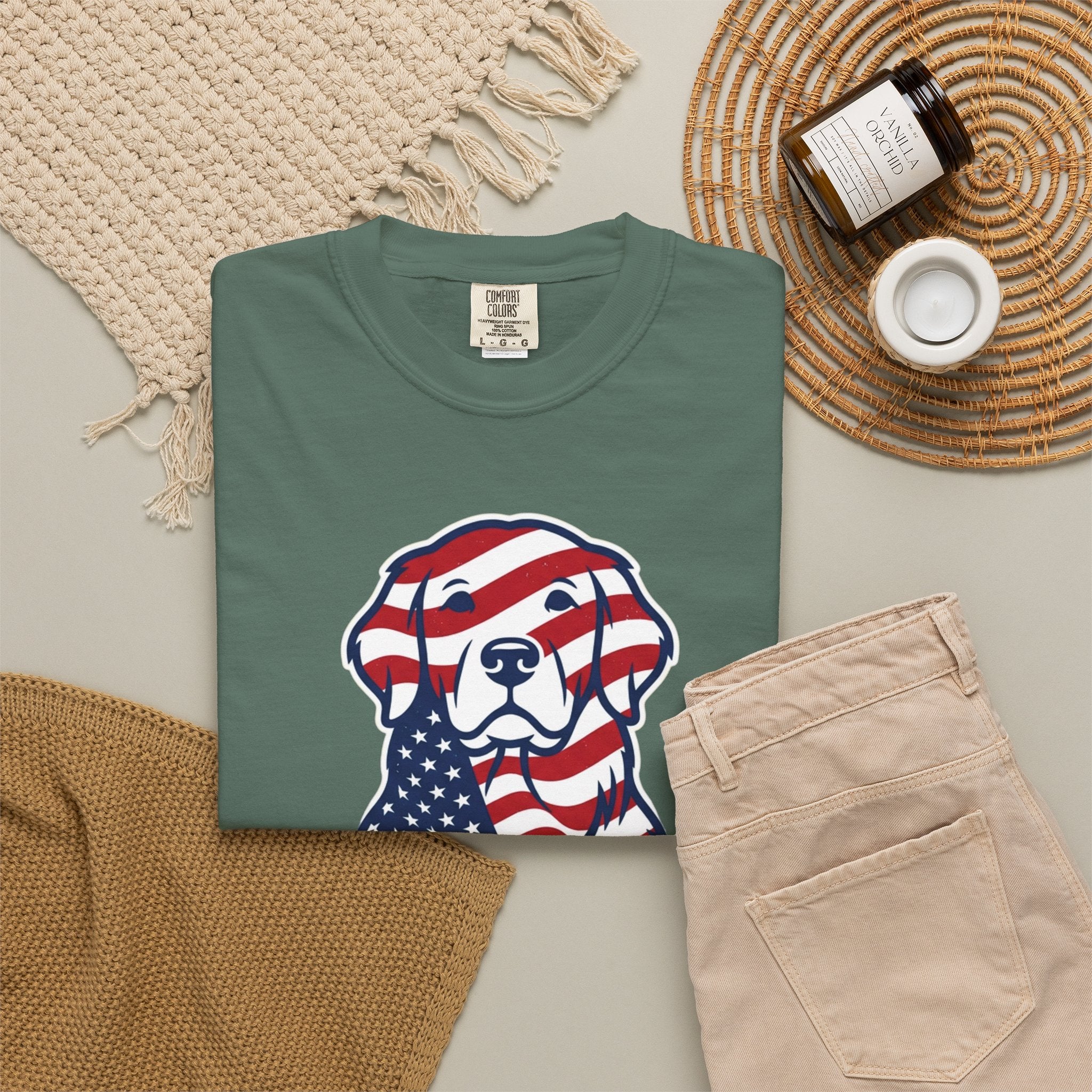 Freedom Fur-Ever Patriotic Dog T-Shirt