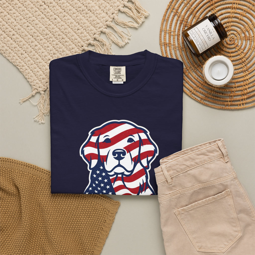 Freedom Fur-Ever Patriotic Dog T-Shirt