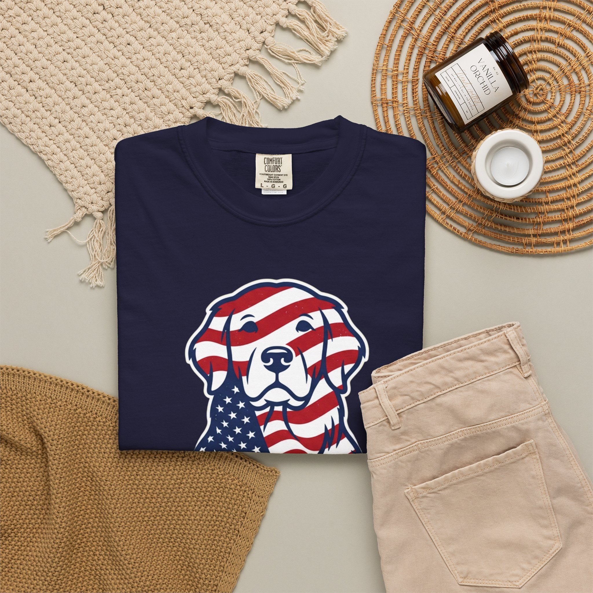 Freedom Fur-Ever Patriotic Dog T-Shirt