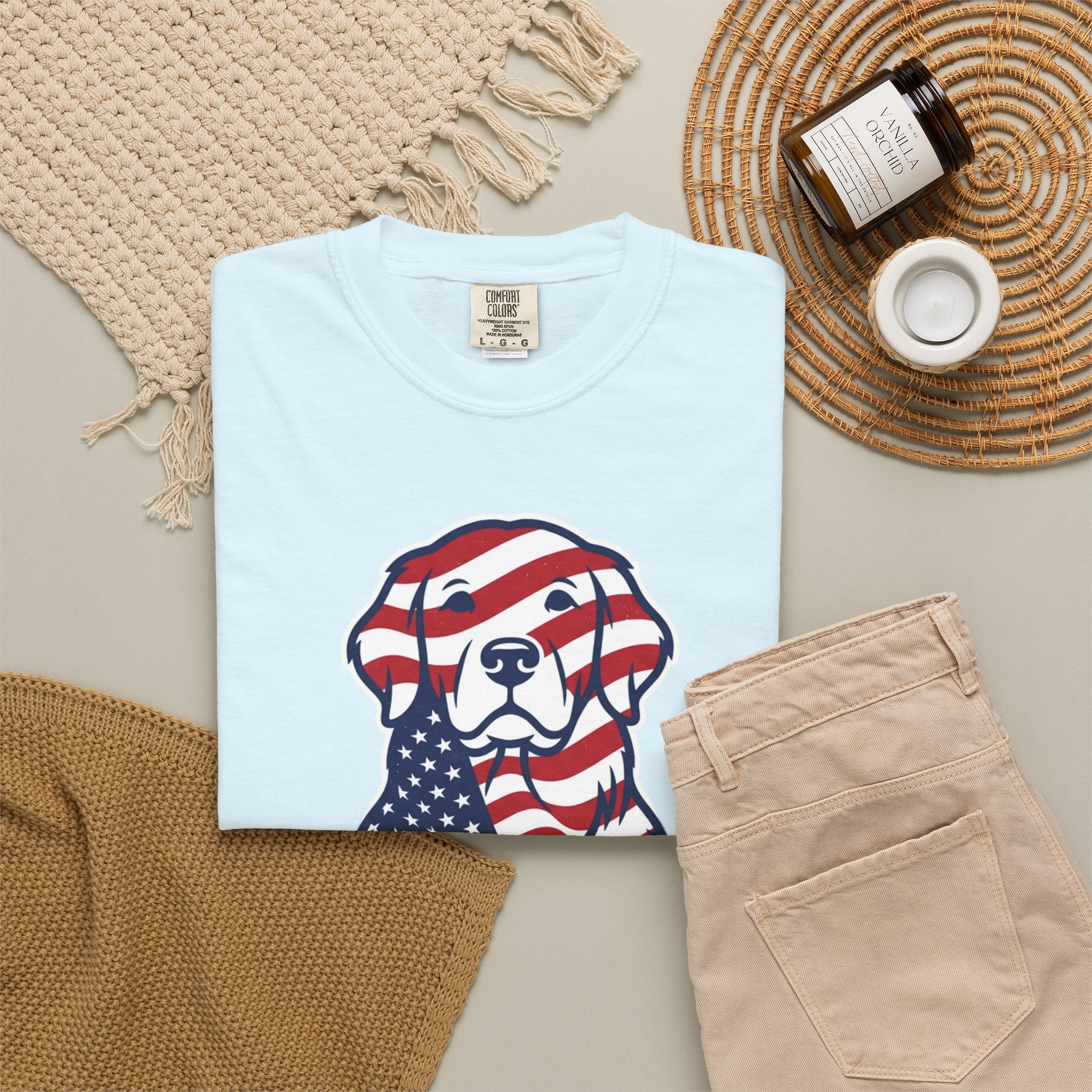 Freedom Fur-Ever Patriotic Dog T-Shirt