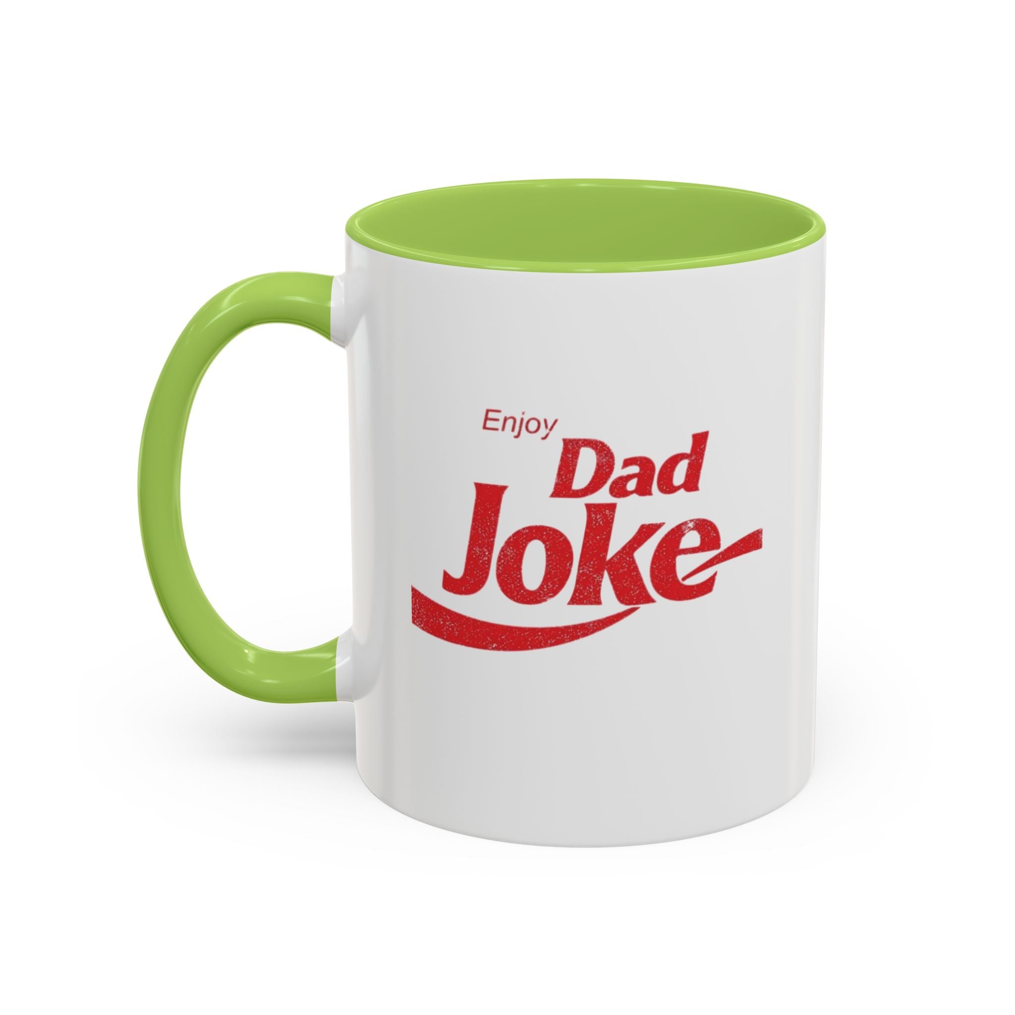 Dad Joke Coffee Mug — 'Enjoy Dad Joke' Accent Mug (11/15oz)