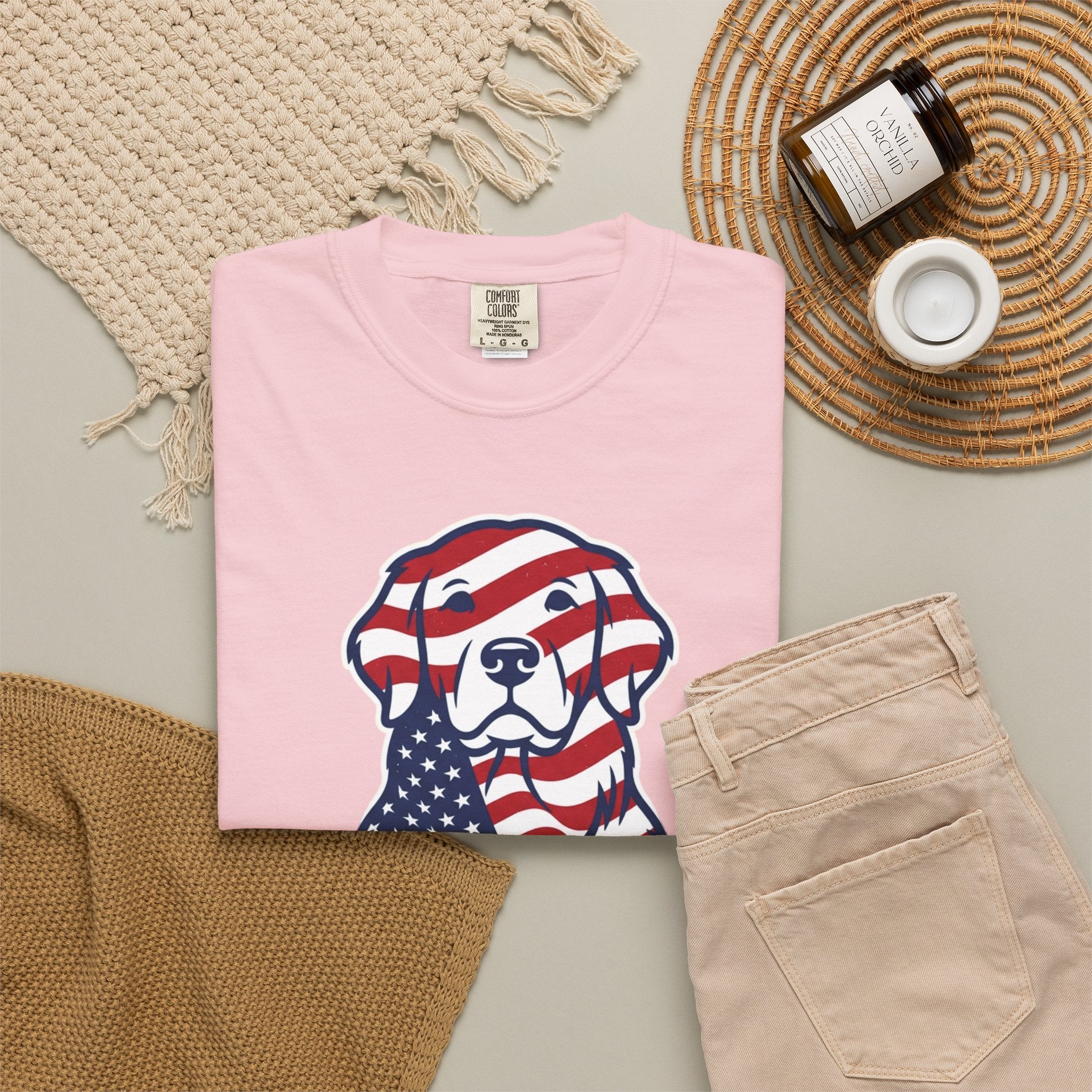 Freedom Fur-Ever Patriotic Dog T-Shirt