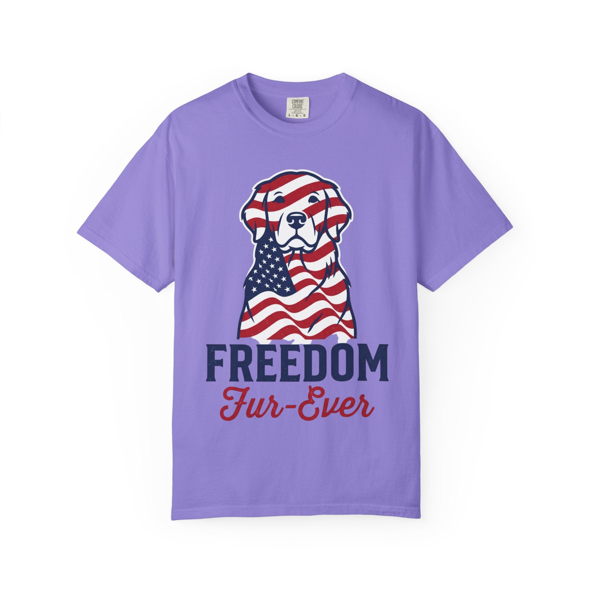 Freedom Fur-Ever Patriotic Dog T-Shirt