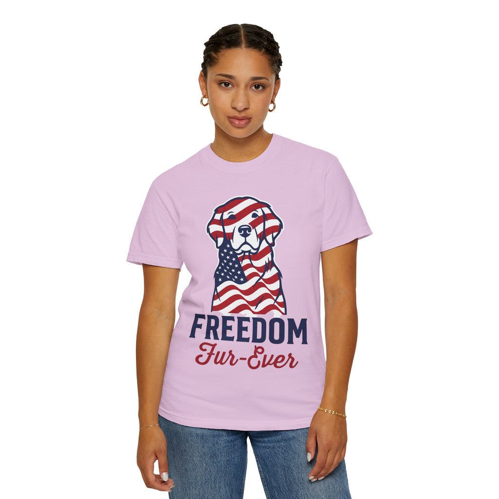 Freedom Fur-Ever Patriotic Dog T-Shirt