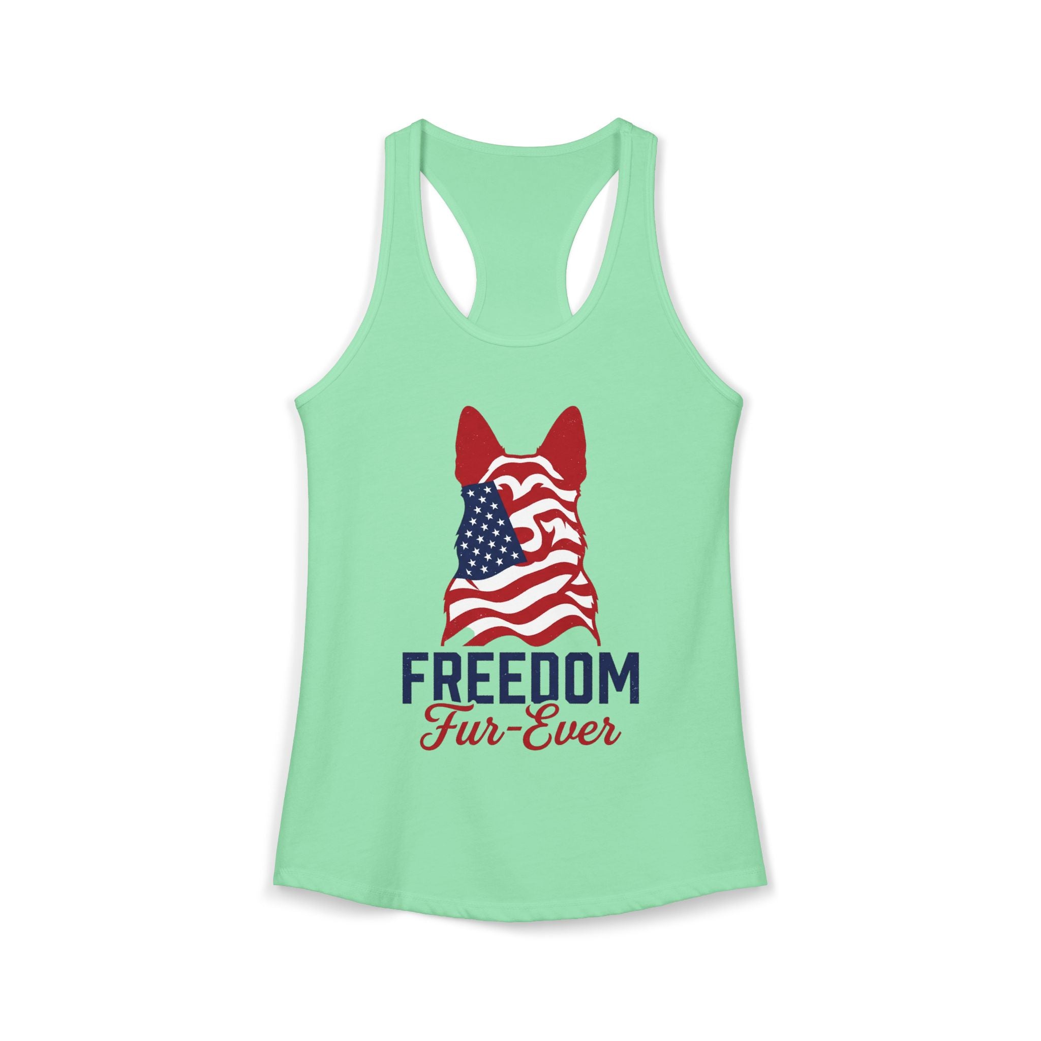 Freedom Fur-Ever Women's Ideal Racerback Tank