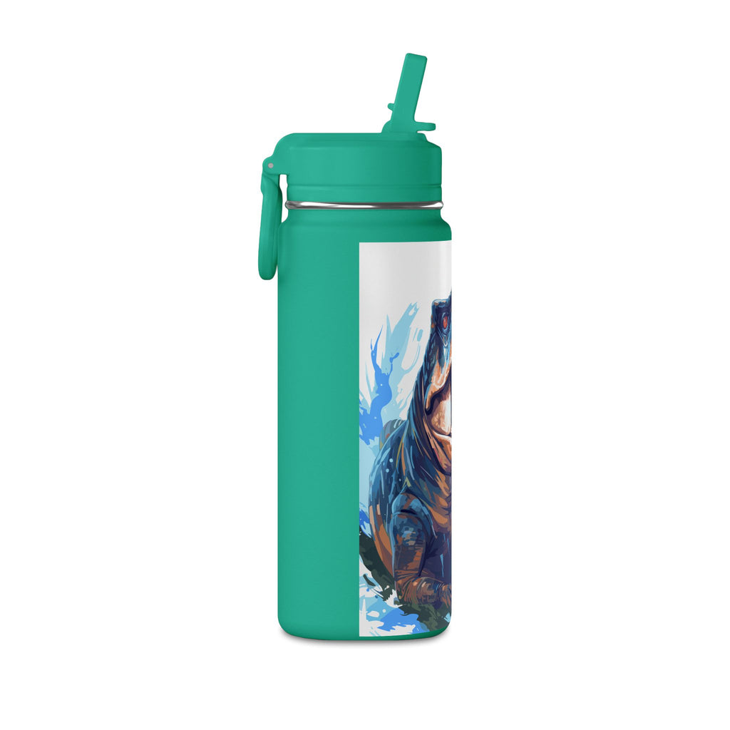 T-Rex Water Bottle — 20oz Dinosaur Sports Bottle with Straw